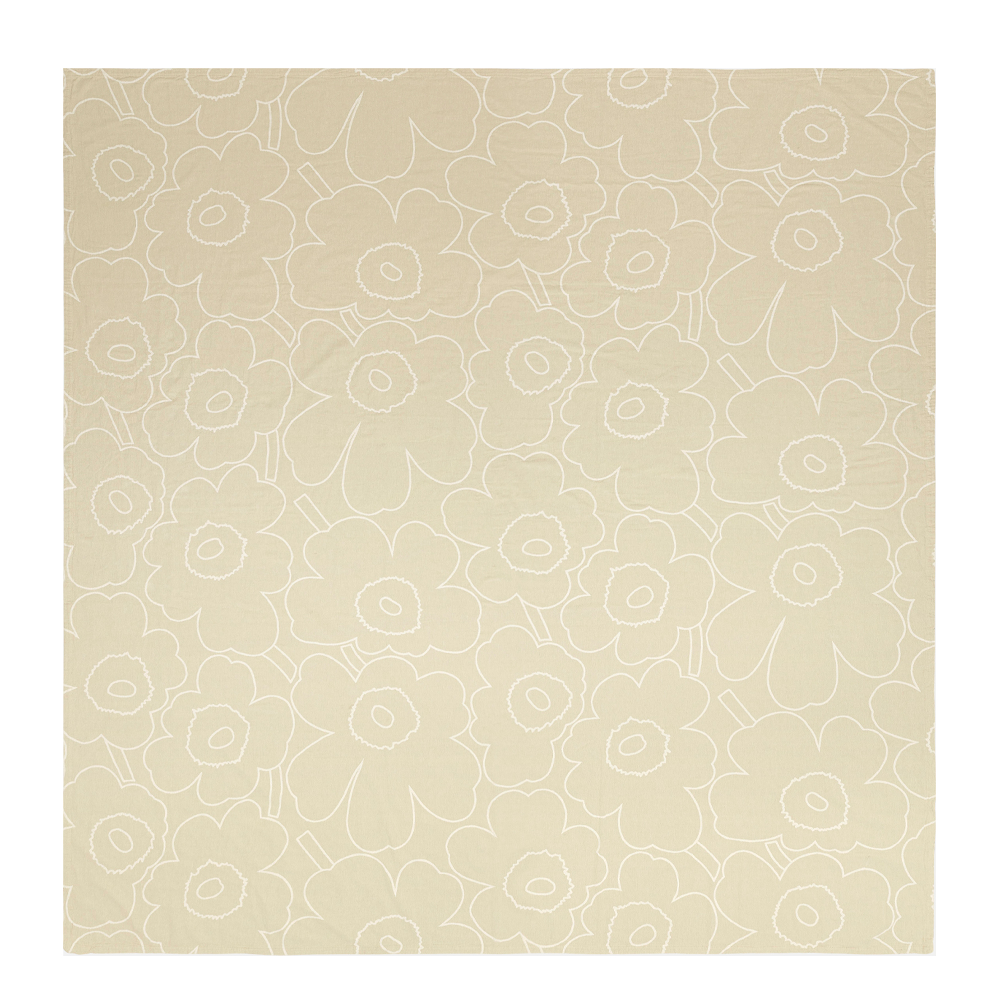 Marimekko - Piirto Unikko Bedspread White Off White |  | Möbelexperten