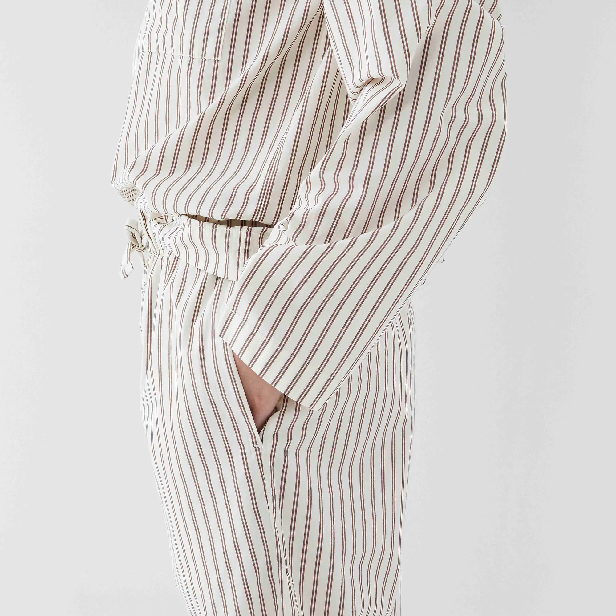 Poplin Sleepwear Shirt Hopper Stripes