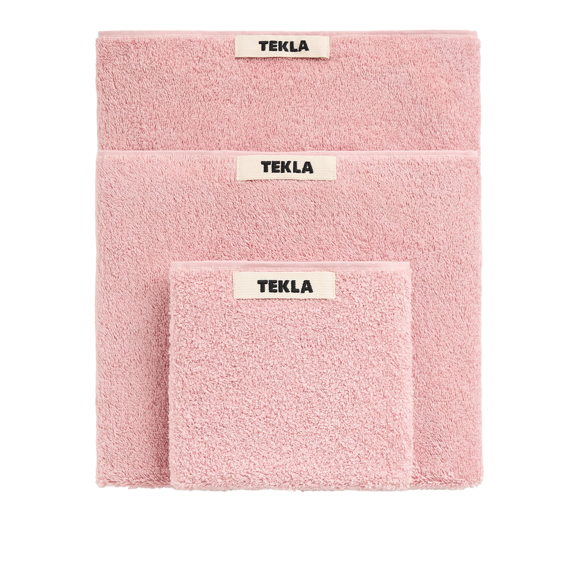 Tekla - Terry Towel, Shaded Pink, 100X150 - Handdukar och badlakan - Rosa - Bomull | Textilier - Badrumstextilier - Handdukar Och Badlakan | Möbelexperten