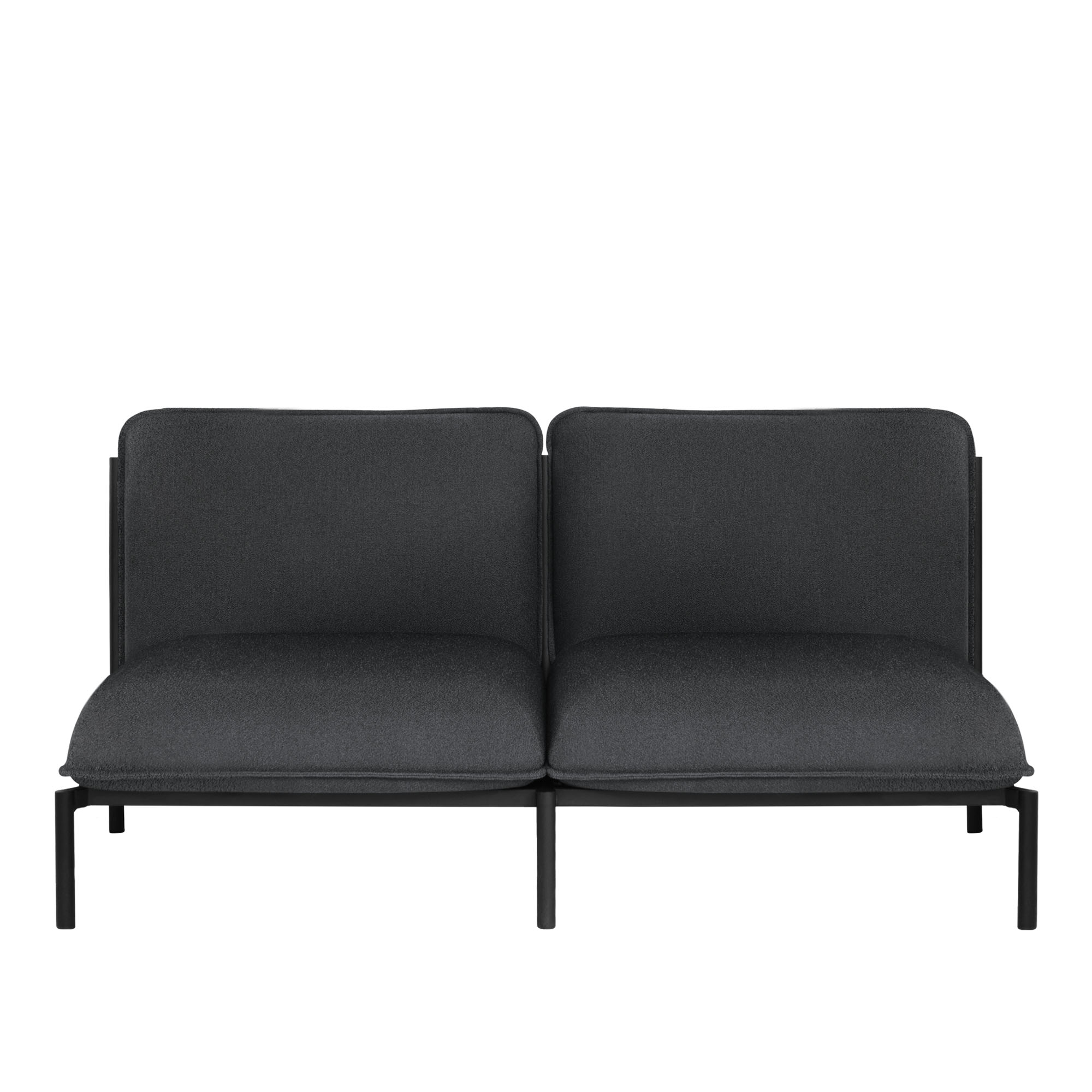 HEM - Kumo 2-seater Sofa - Graphite - Soffor - Anderssen & Voll - Grå - Metall/Syntetiskt/Skum/Ull