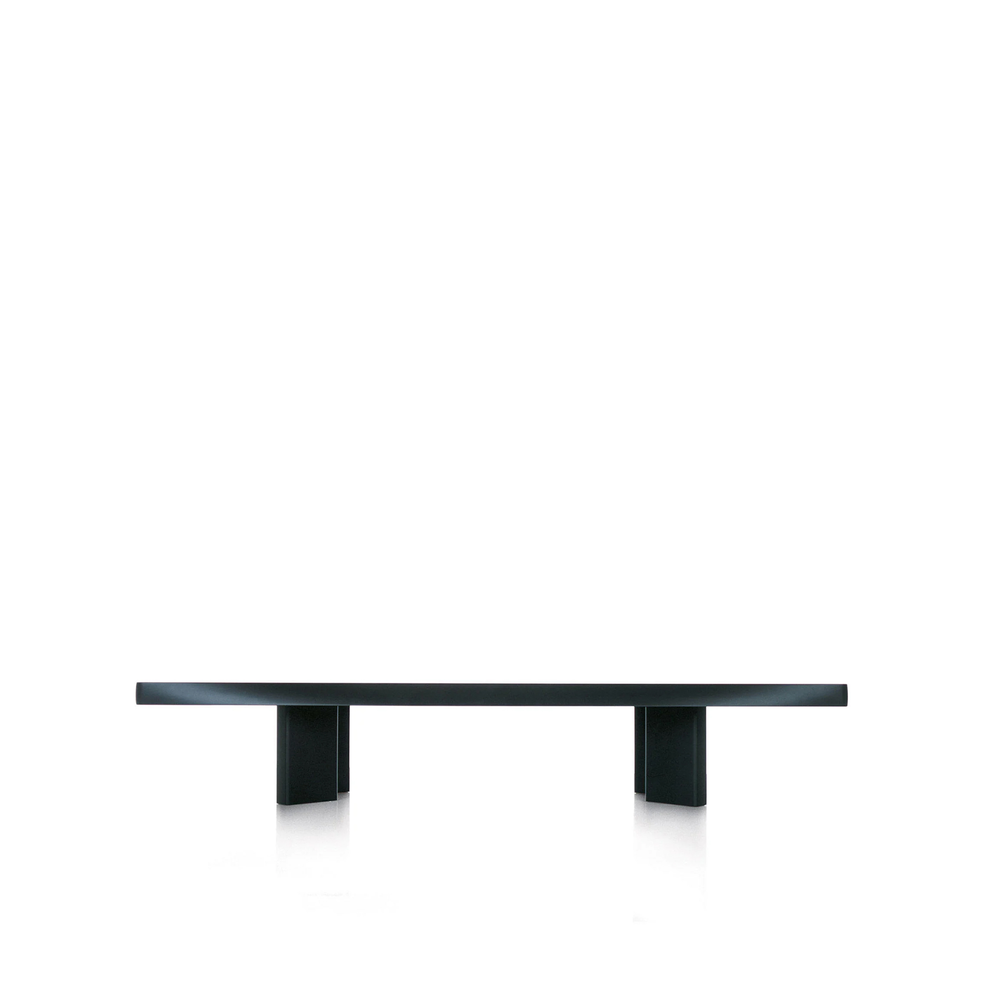 Cassina - 515 Plana Low Table, Solid Wood, Oak Stained Black - Sofabord - Charlotte Perriand - Tre farget - Tre