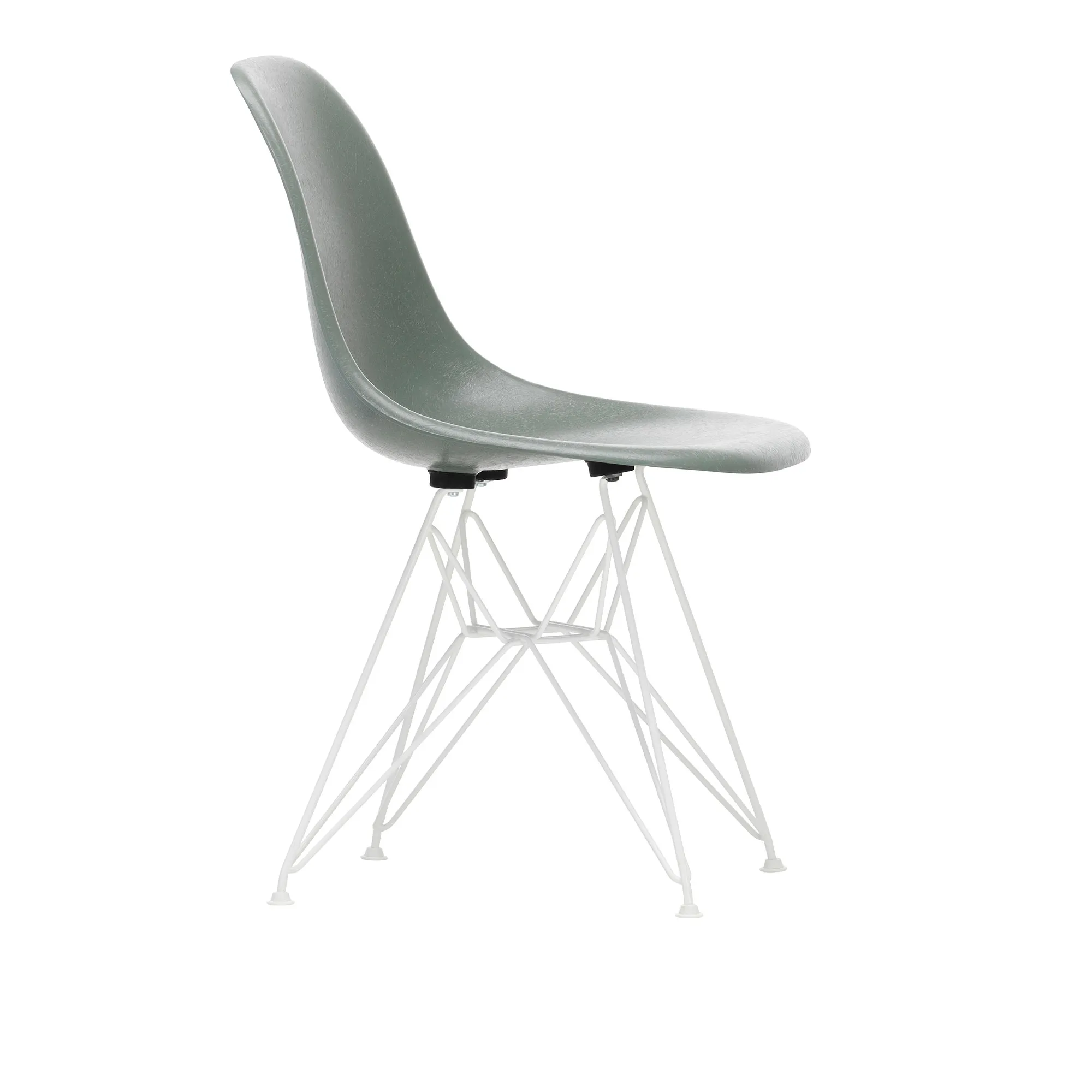 Eames Fiberglass Chair DSR stol White