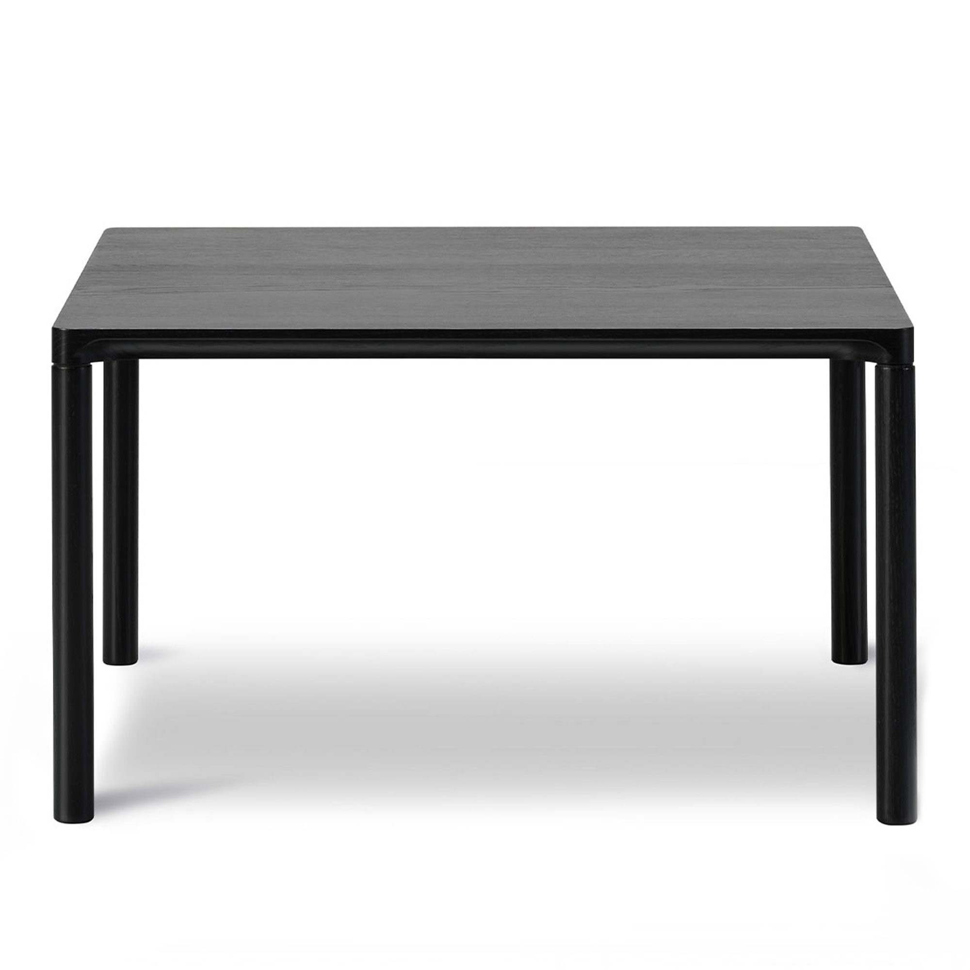 Fredericia Furniture - Piloti soffbord 63 x 63 cm svartlackerad ek - Soffbord - Hugo Passos