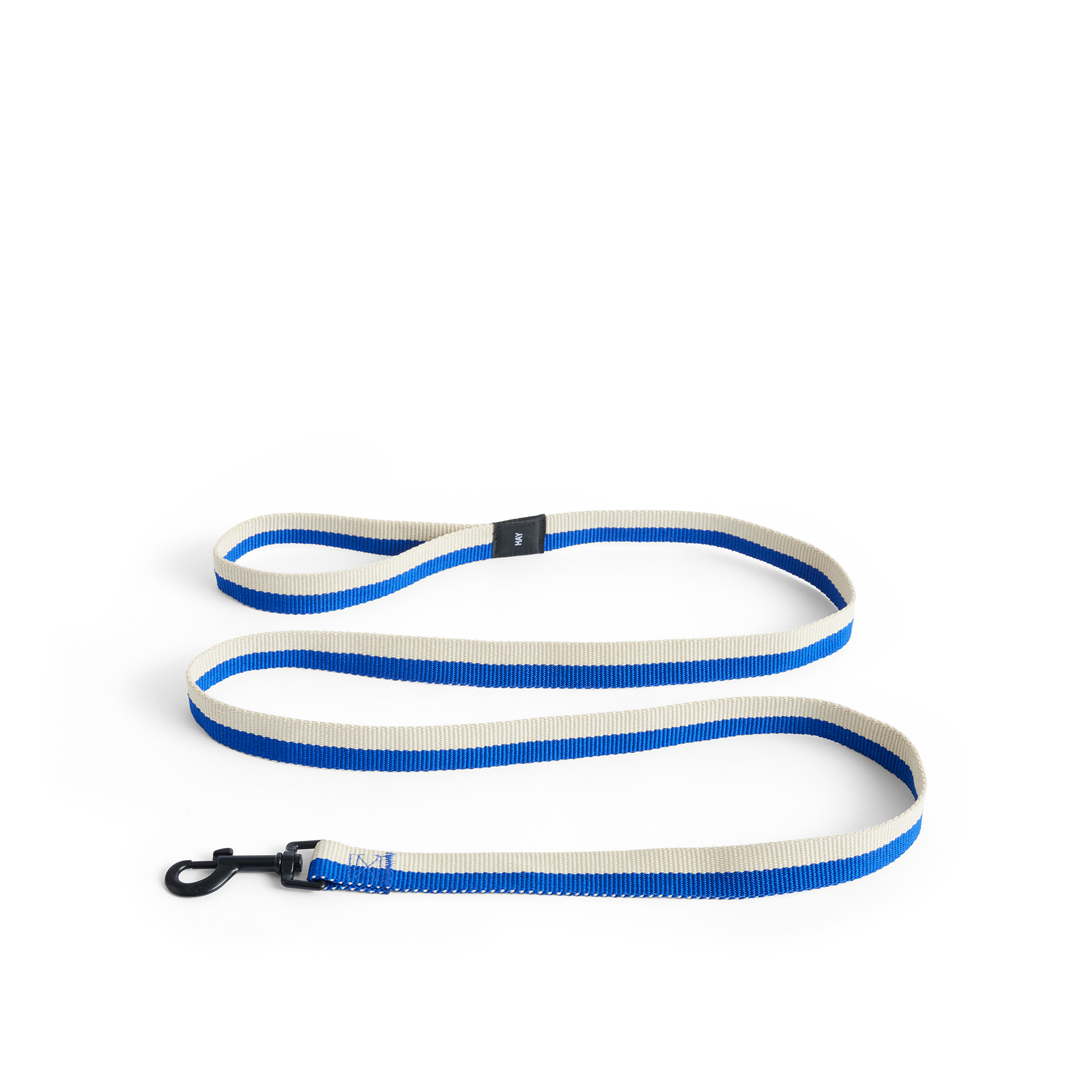 HAY - HAY Dogs Leash Flat, M/L - Blue, Off-White - Övriga accessoarer - Holly Golightly - Vit,Blå