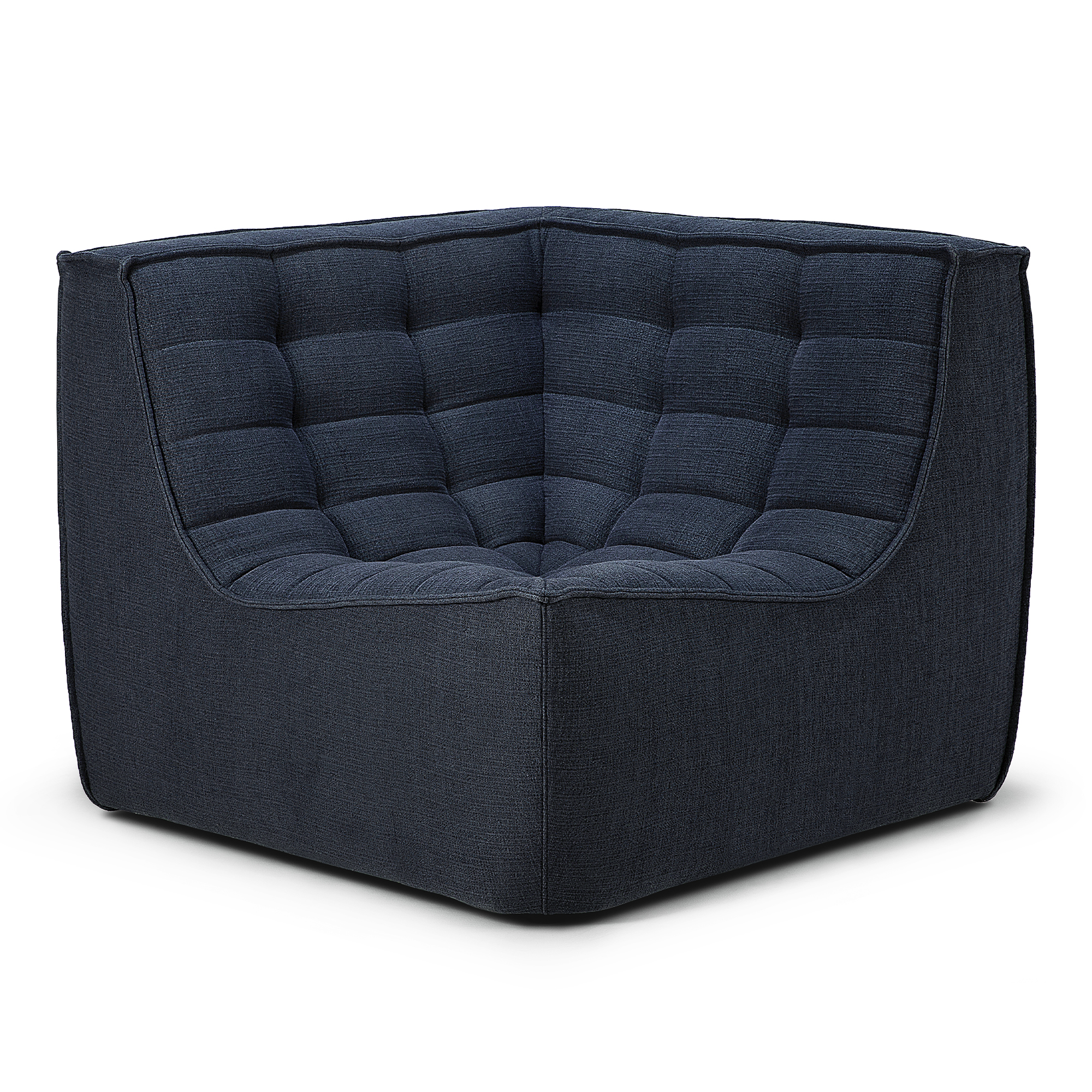 Ethnicraft - N701 Sofa - Corner - Graphite - Soffor - Jacques Deneef - Grå - Trä | Möbler - Soffor Och Dagbäddar - Soffor | Möbelexperten