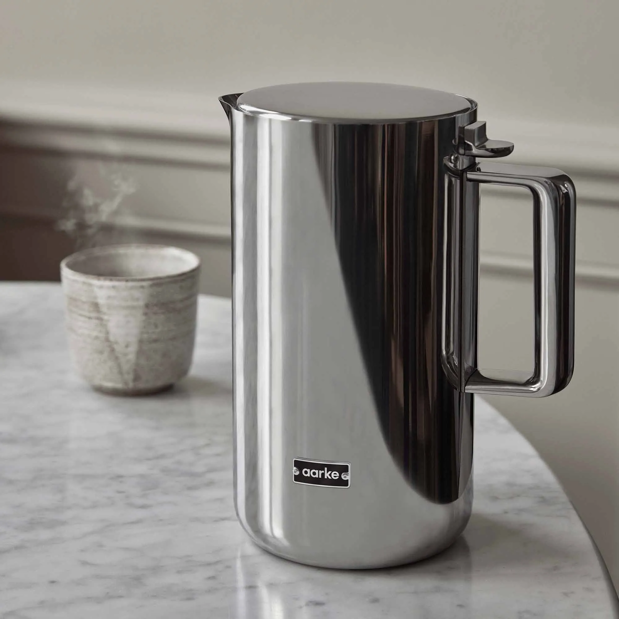 Kettle vattenkokare polerat stål