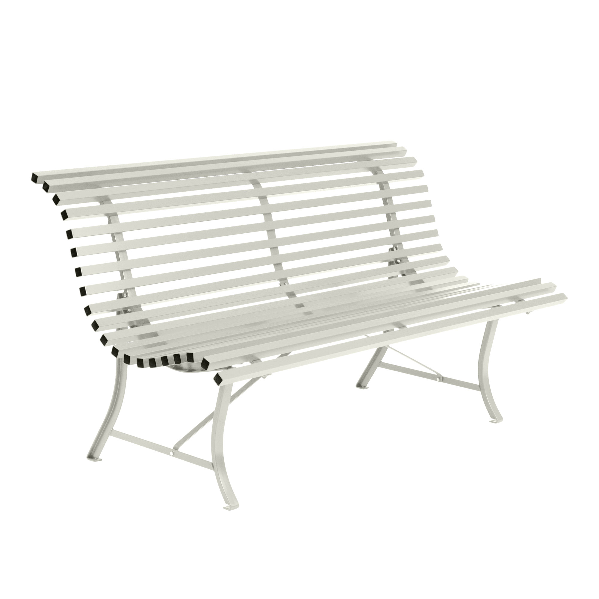 Fermob - Louisiane Bench 150 cm Clay Grey - Tr&auml;dg&aring;rdsb&auml;nkar