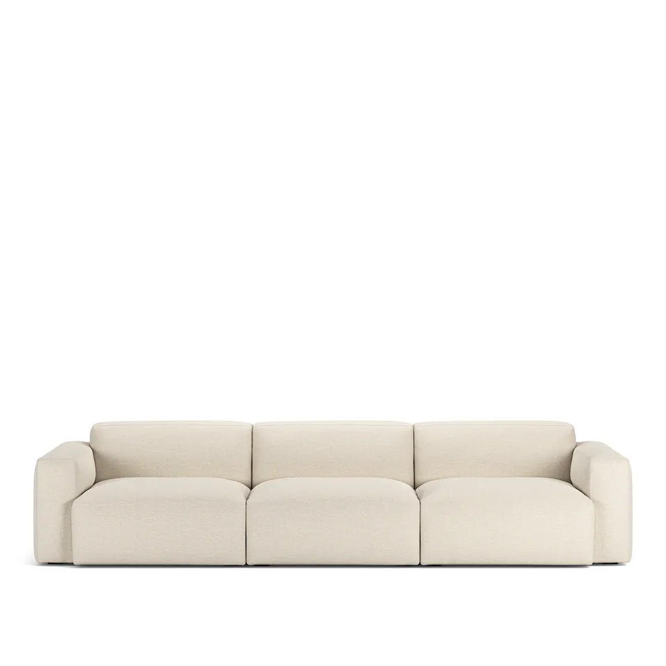 Brick 3-Seater Lario 38 Removable Upholstery