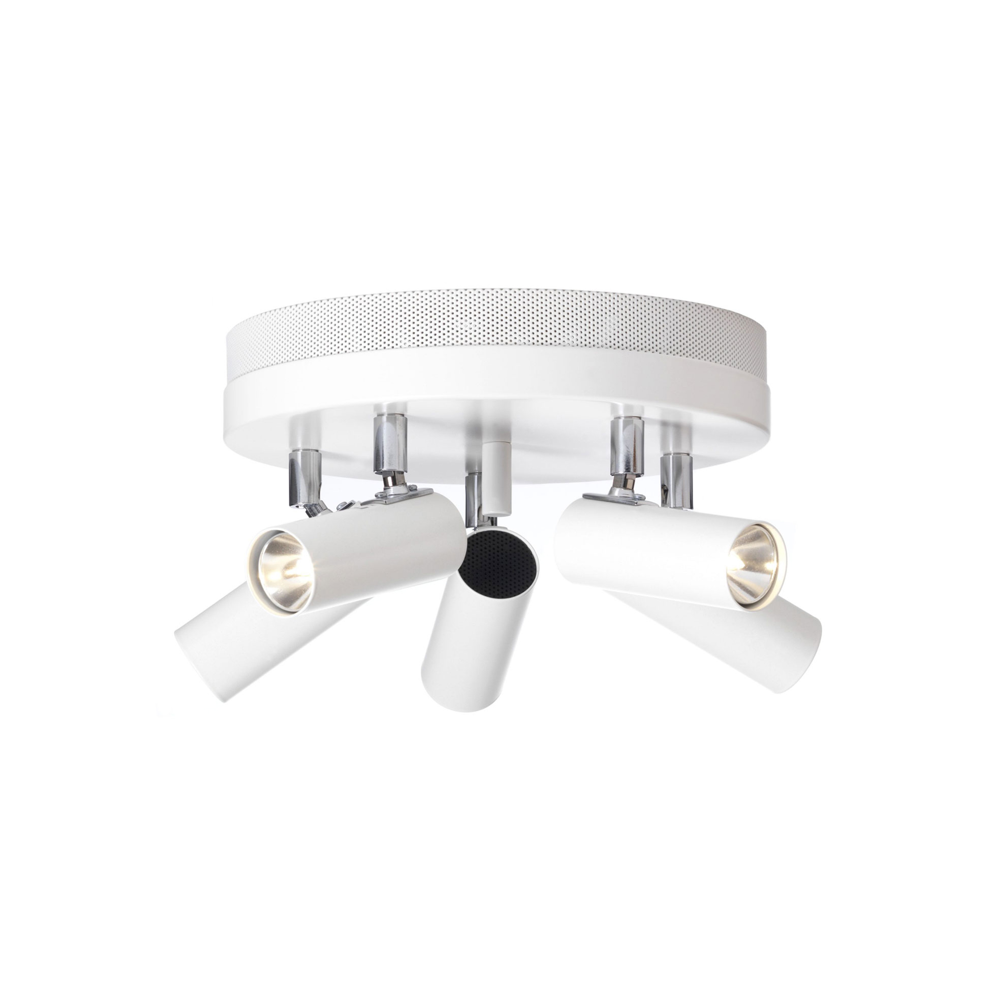 Örsjö Belysning - Puck Taklampa, Vit, 5-lågig - Spotlights - Åke Hultgren - Vit | Belysning - Taklampor - Spotlights | Möbelexperten
