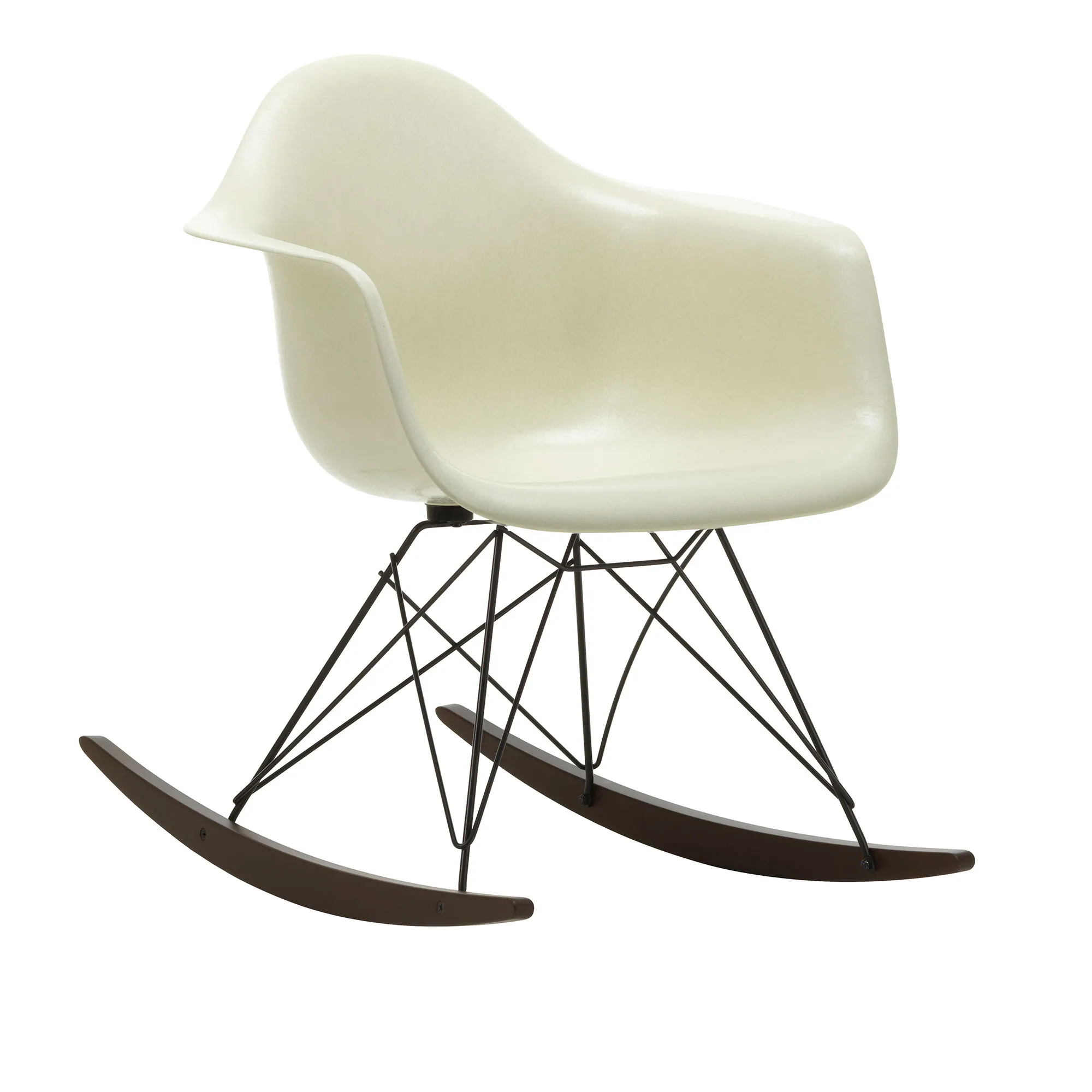 Eames Fiberglass Armchair RAR gungstol Basic Dark/Dark Maple
