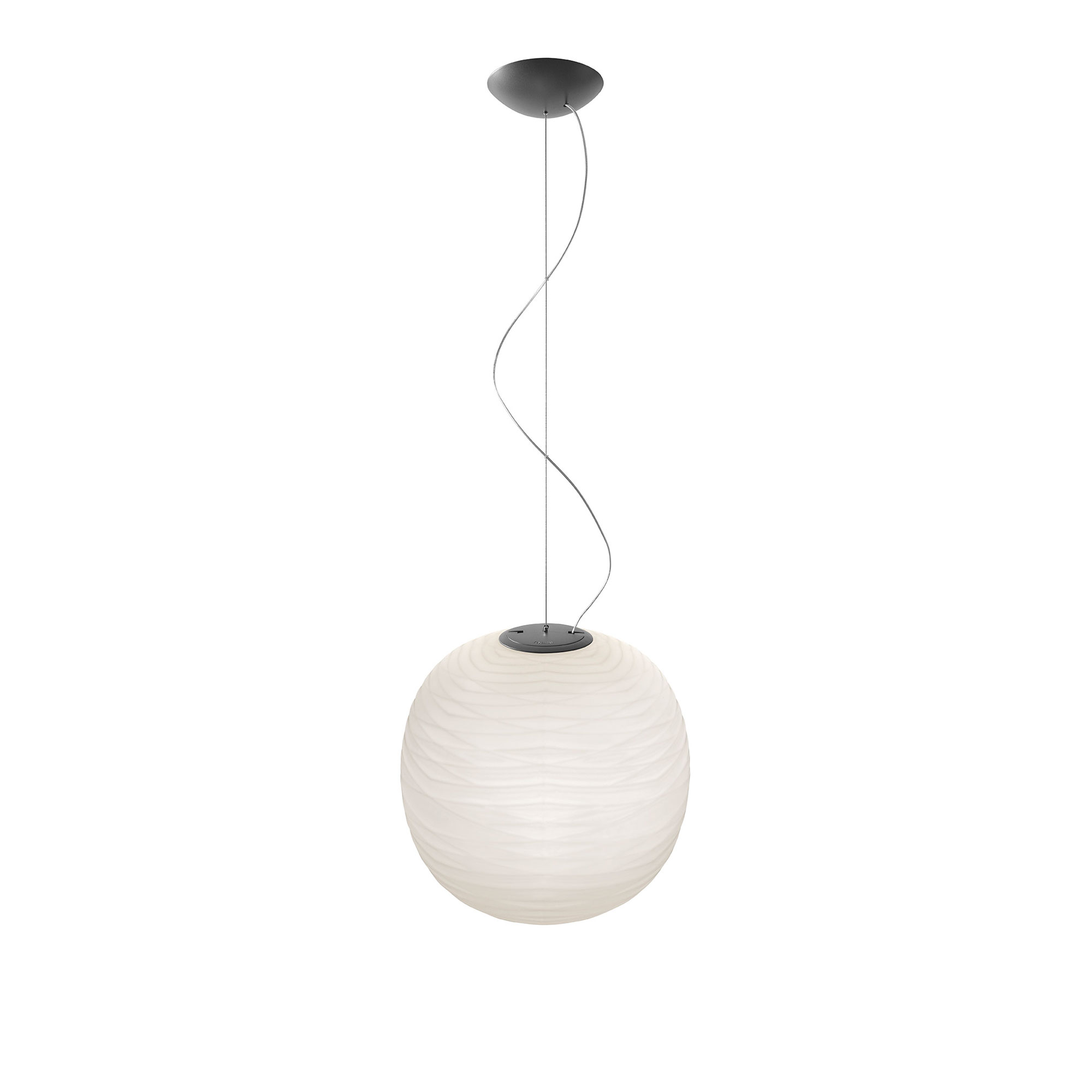 Foscarini - Gem Pendel - Grafitgrå/Vit - Pendellampor - Ludovica & Roberto Palomba - Grå