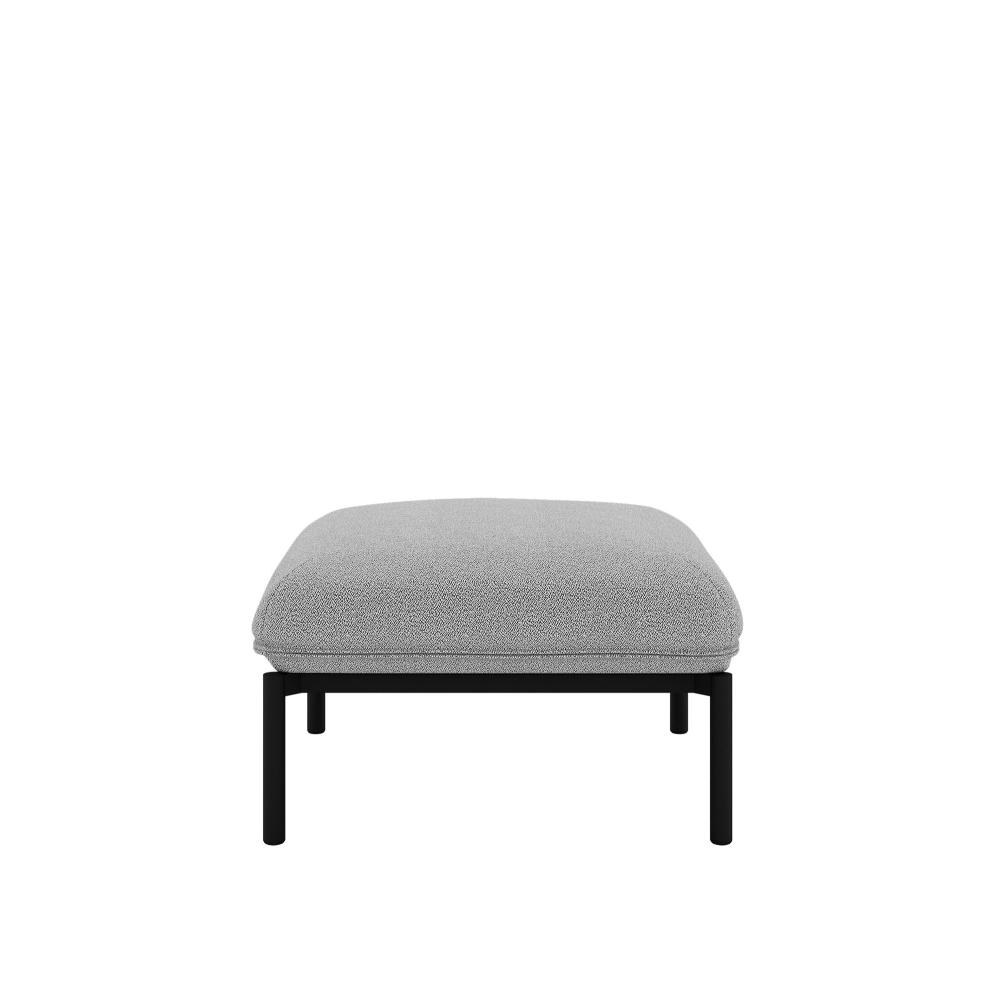 HEM - Kumo Ottoman - Porcelain - Fotpallar - Anderssen & Voll - Grå - Metall/Syntetiskt/Skum/Ull