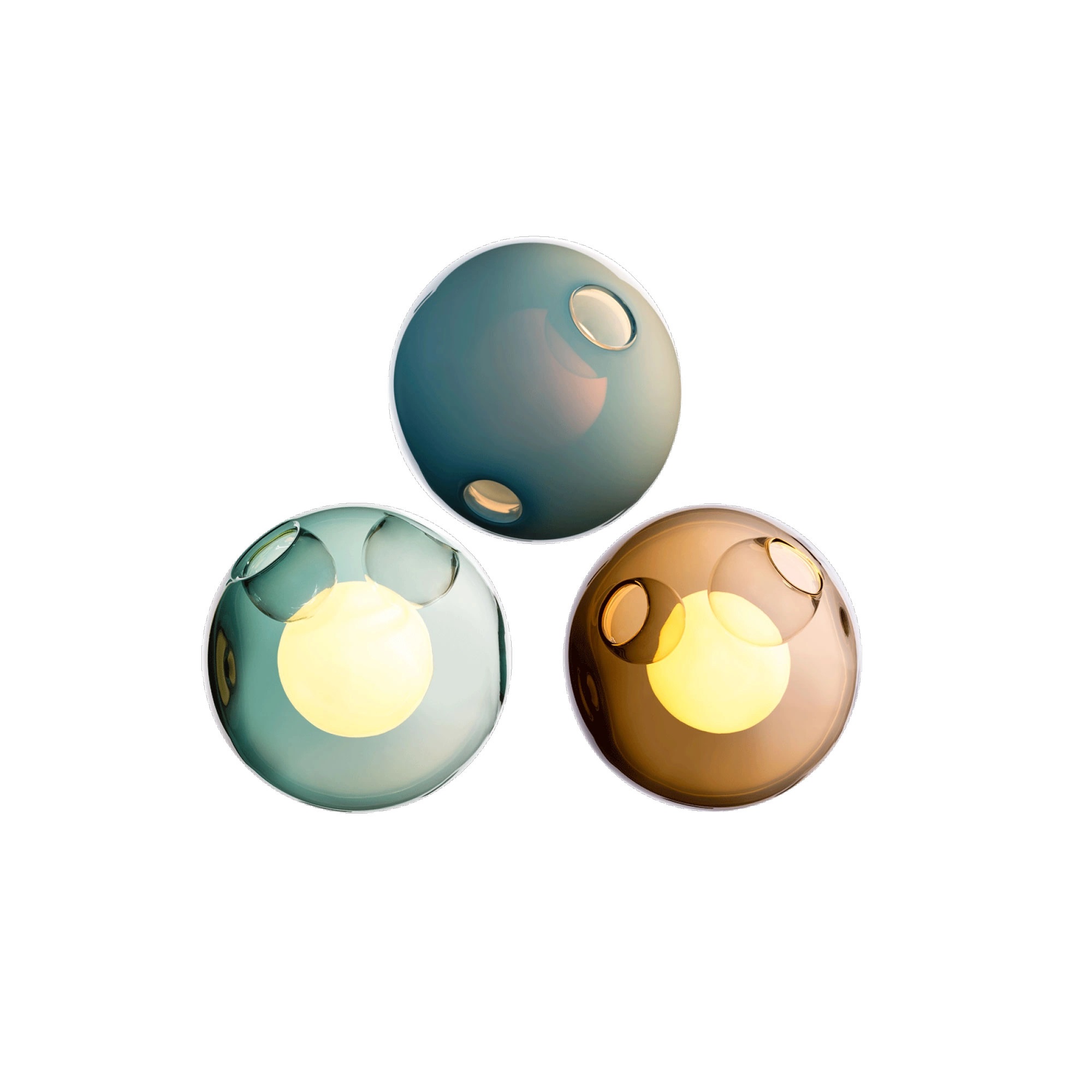 Bocci - 28.3 Cluster, Multi - 04 Xenon - Klusterlampor - Omer Arbel - Flerfärgad