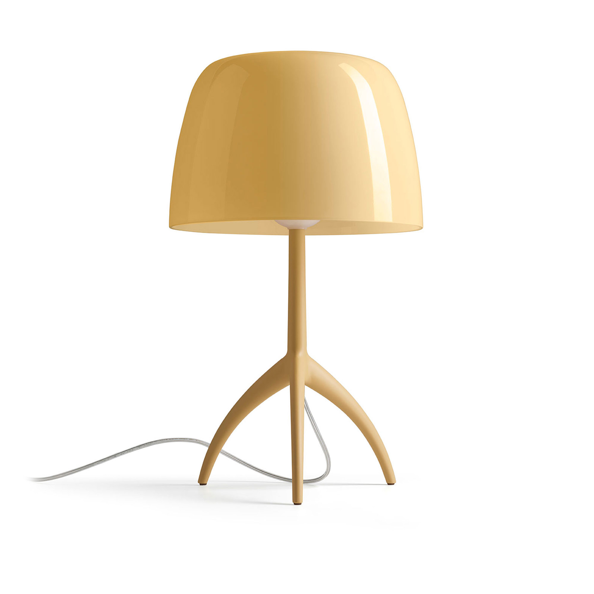 foscarini - lumiere nuances piccola bordslampa sahara skärm med sahara fot dimbar - bordslampor - rodolfo dordoni - beige