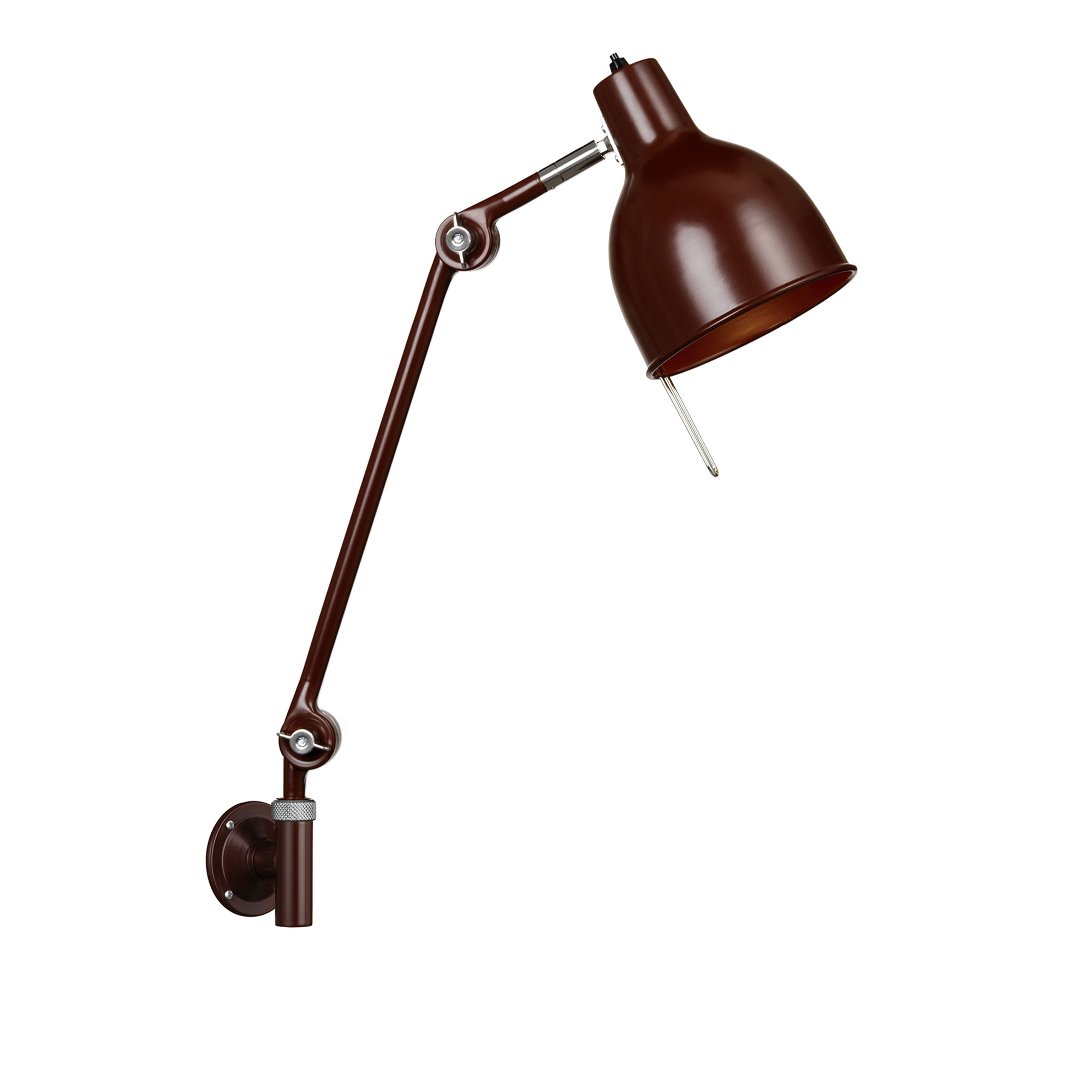 Örsjö Belysning - PJ72, Oxblod, Kabel - Vägglampor - Box Arkitekter - Röd | Belysning - Vägg- Och Sänglampor - Vägglampor | Möbelexperten