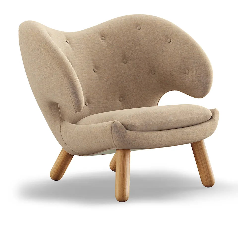 Pelican fåtölj Dark oiled oak