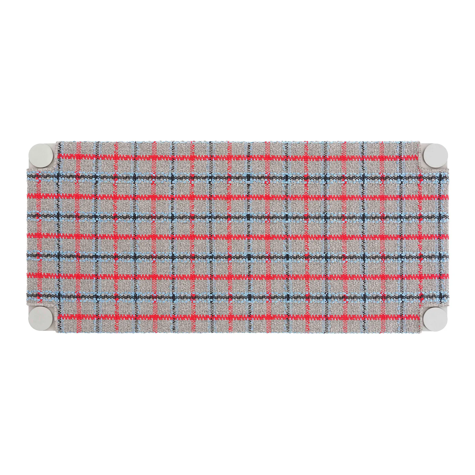 Garden Layers Single Indian Bed - Tartan Blue