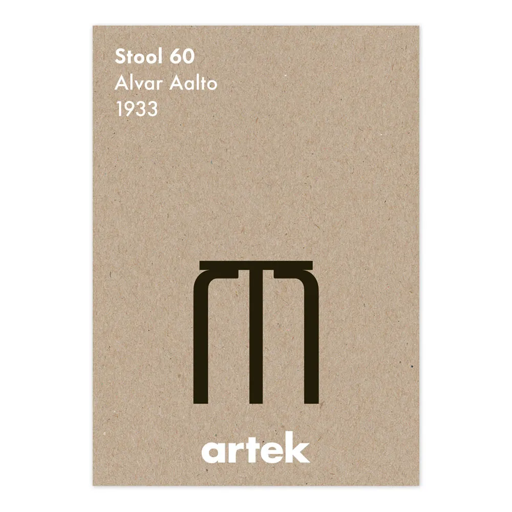 Pall 60 - Klarlackad Björk