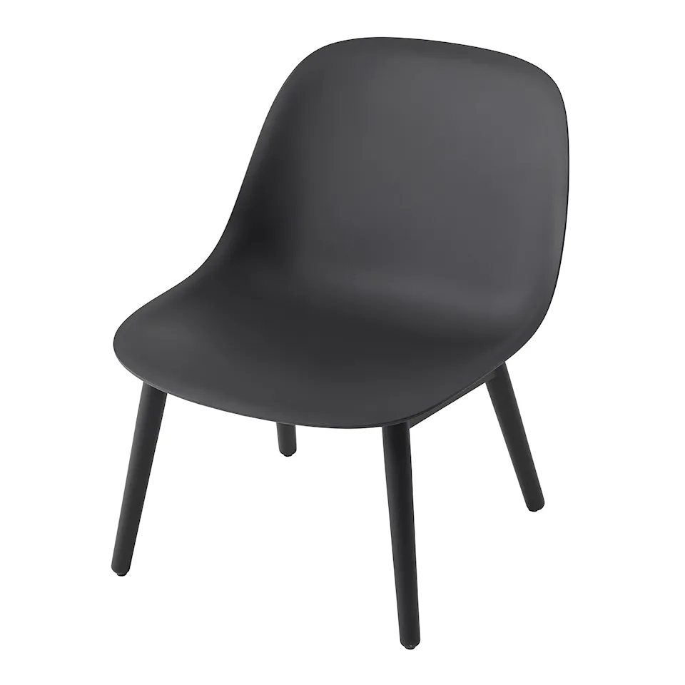 Fiber Lounge Chair Wood Base