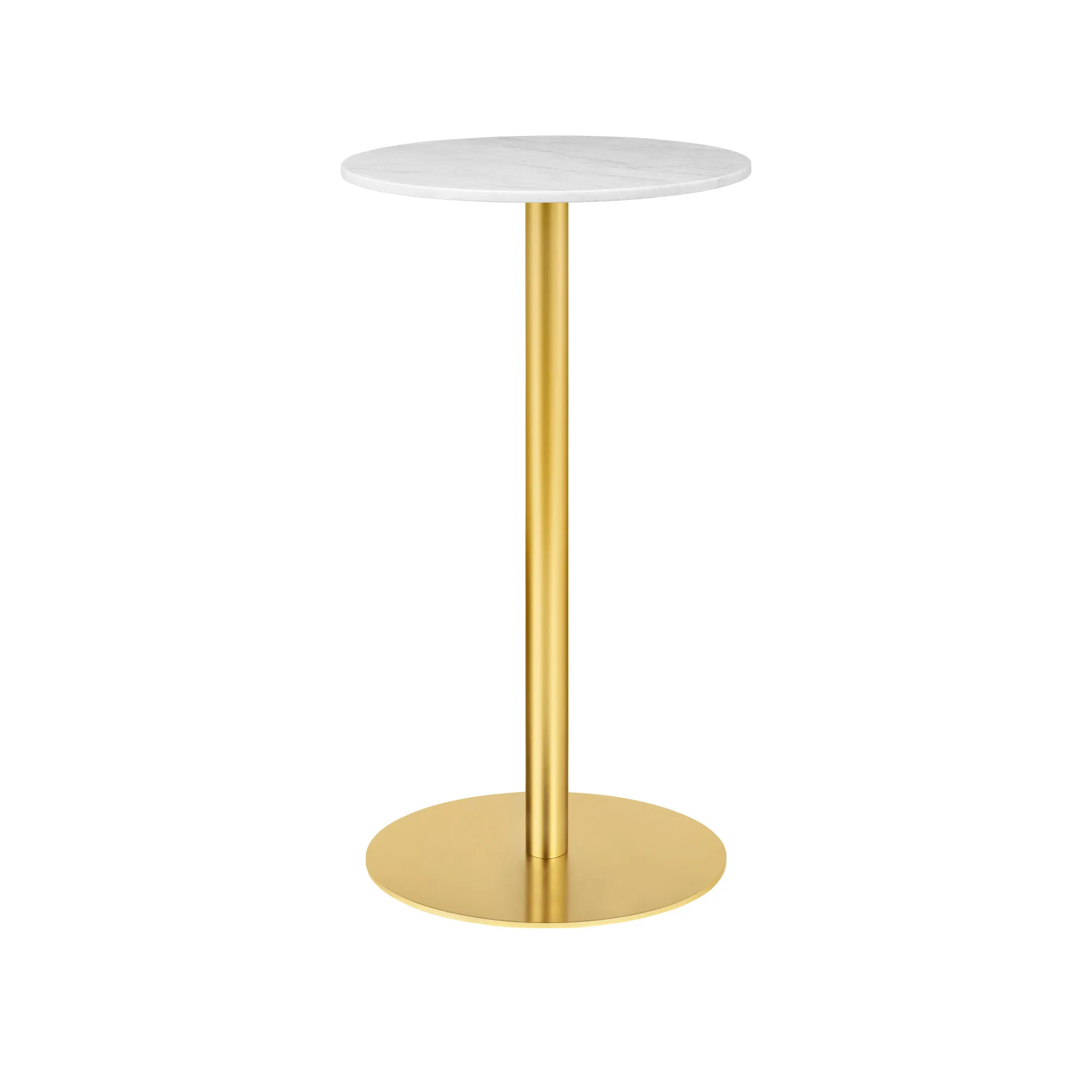 GUBI 1.0 barbord Ø60 cm mässing