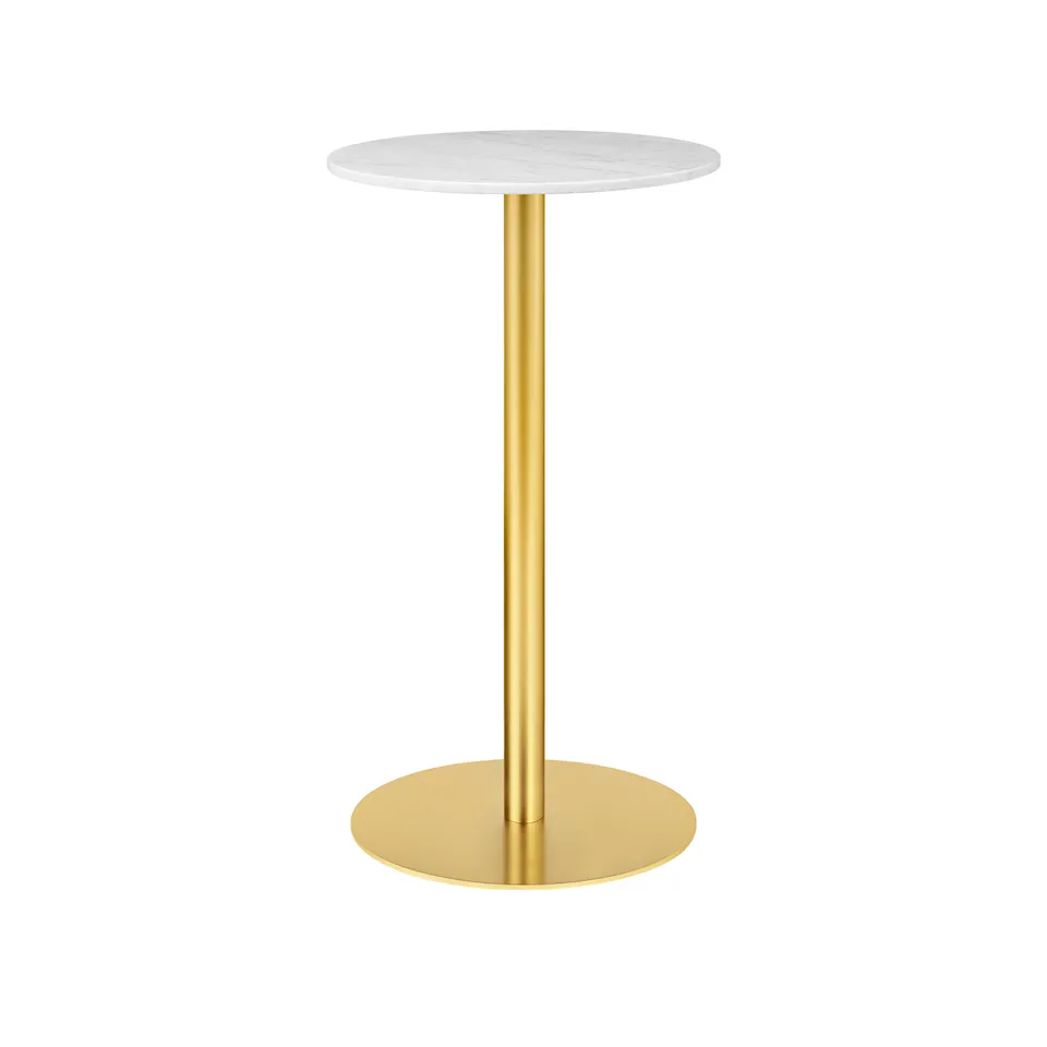 GUBI 1.0 barbord Ø60 cm mässing