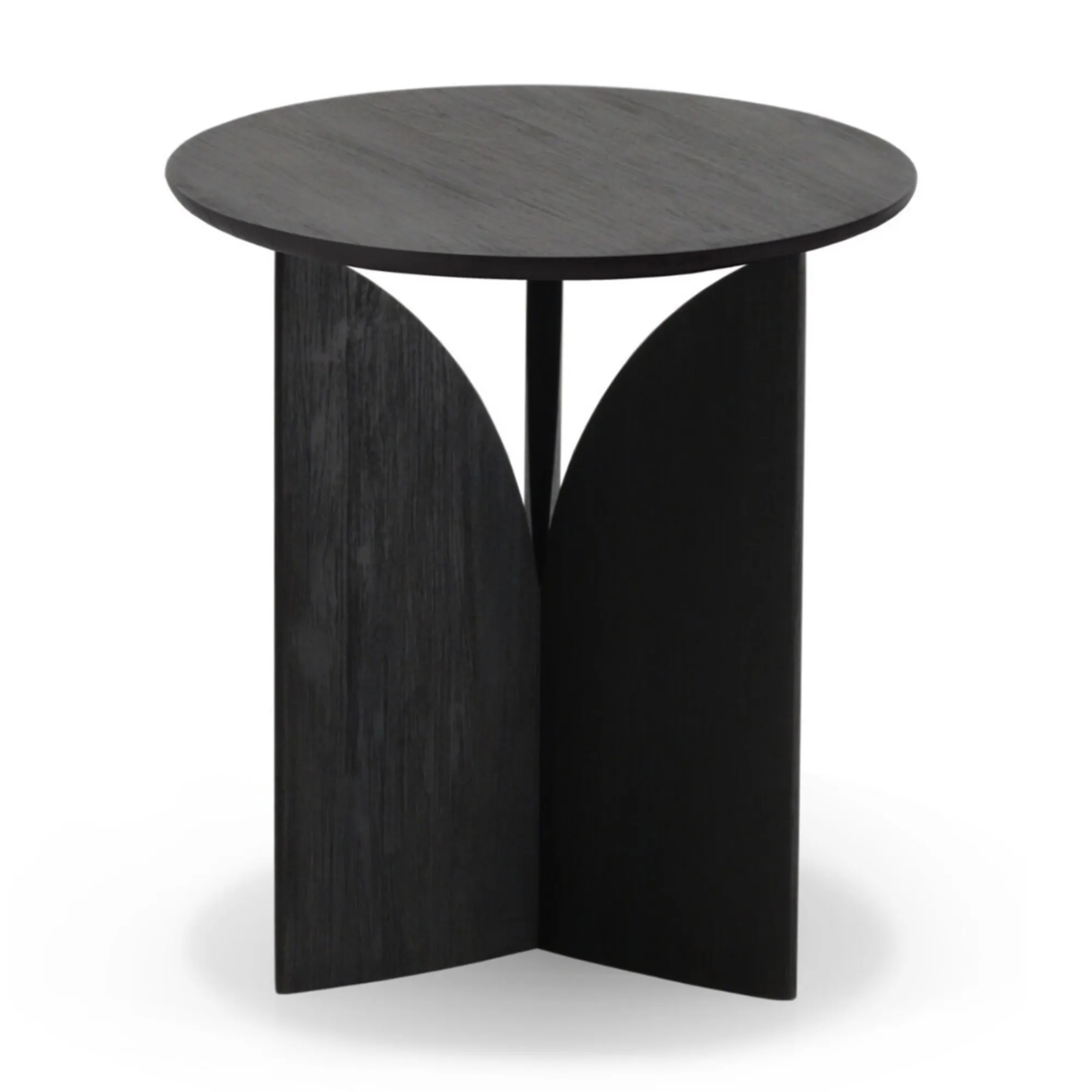 Teak Fin Side Table
