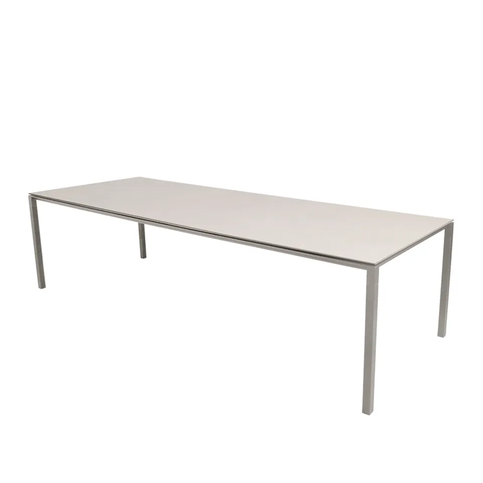 Pure matbord 280x100 cm Taupe