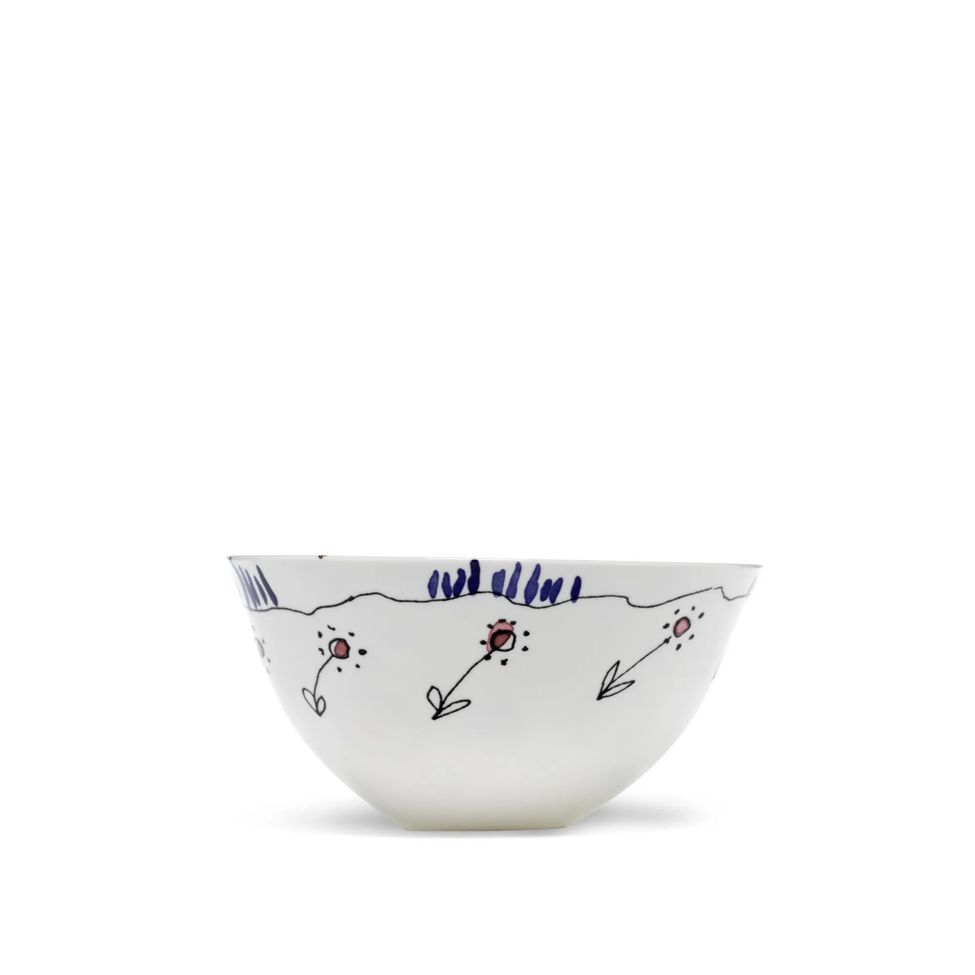 Serving Bowl L Anemone Milk