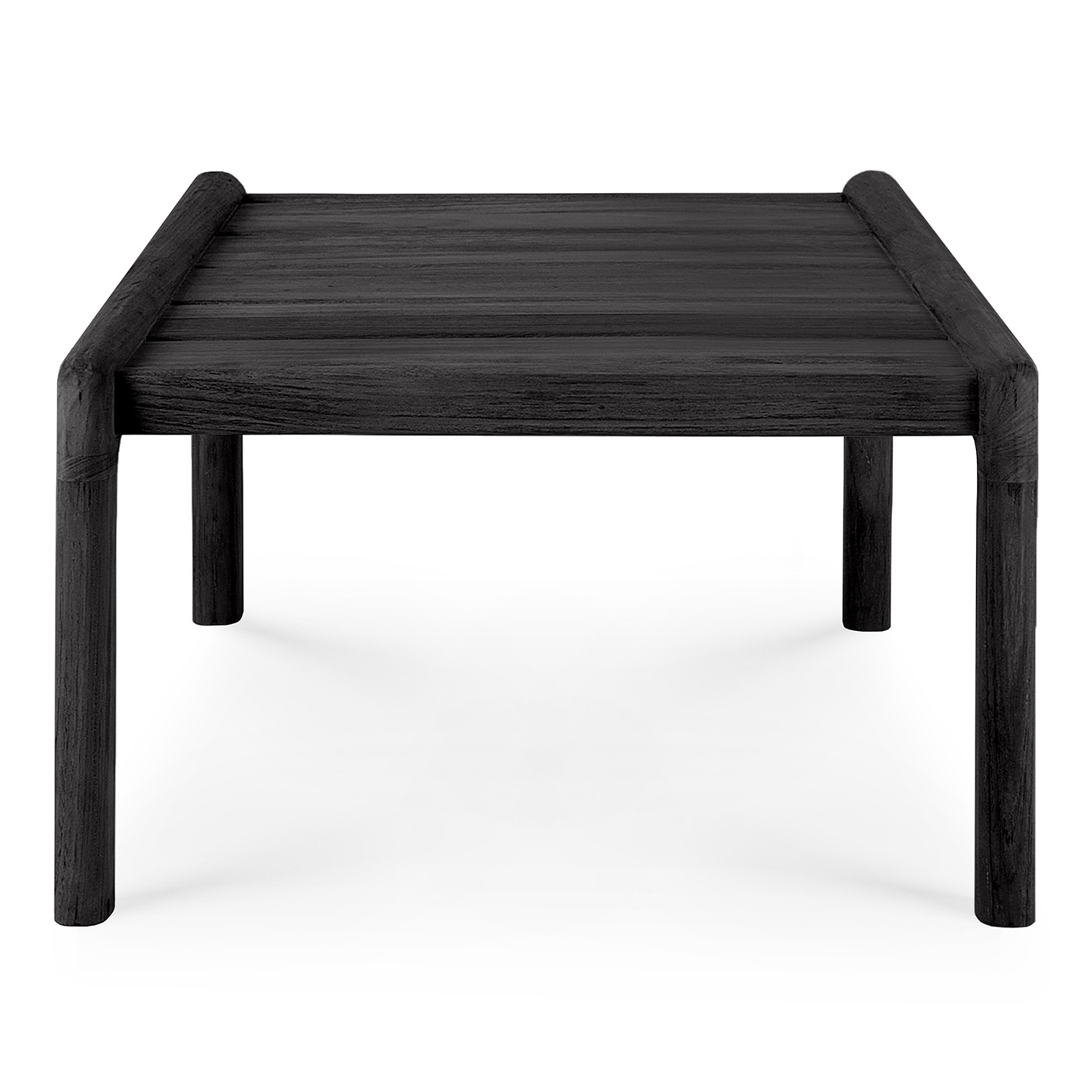 Ethnicraft - Jack Outdoor Side Table 54x54 - Teak Black - Sm&aring;bord och sidobord utomhus - Jacques Deneef - Svart - Tr&auml;