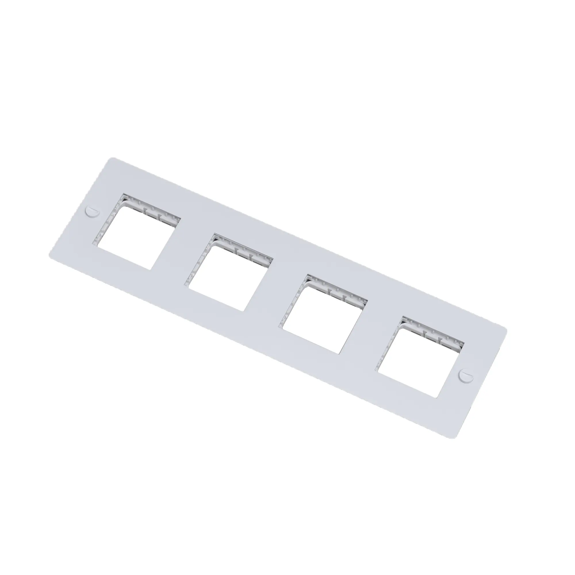 4G Wall Plate Horizontal No Infills