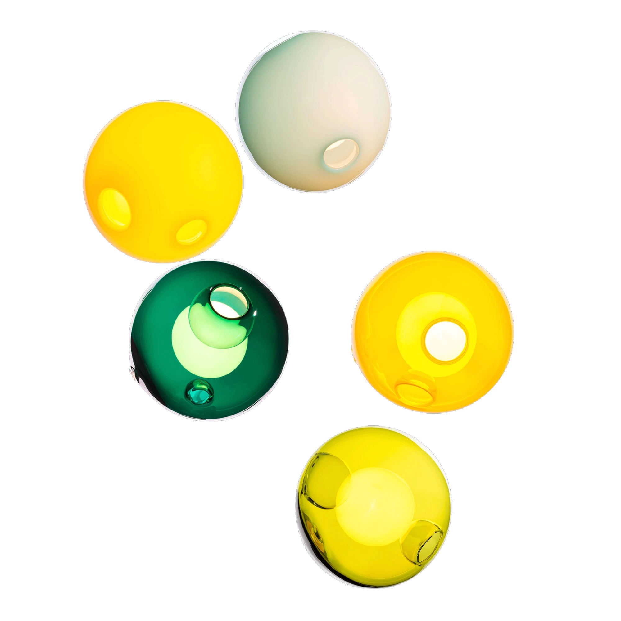 Bocci - 28.5 Random, Multi - 04 Xenon - Pendellampor - Omer Arbel - Flerfärgad