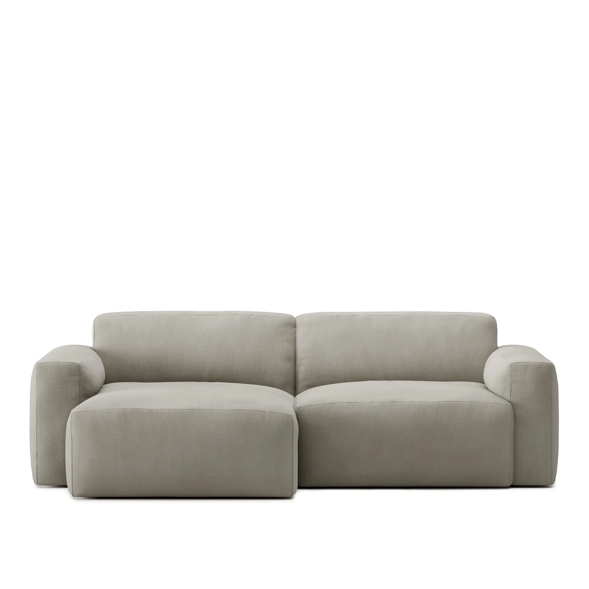Brick 2-Seater Chaise Lounge Left