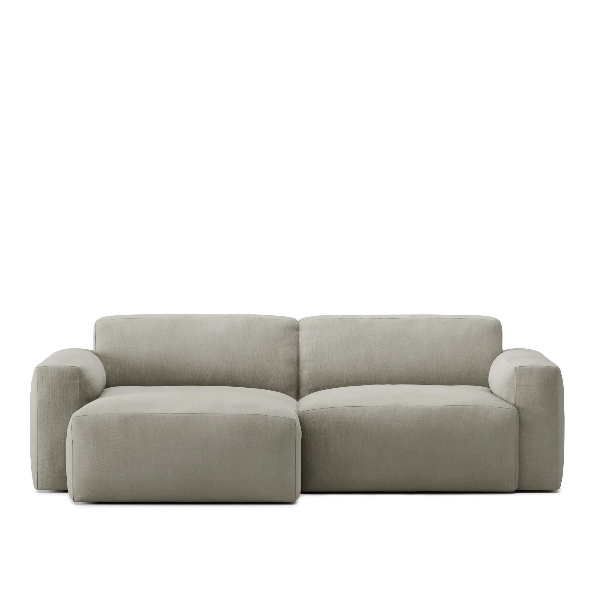 Brick 2-Seater Chaise Lounge Left