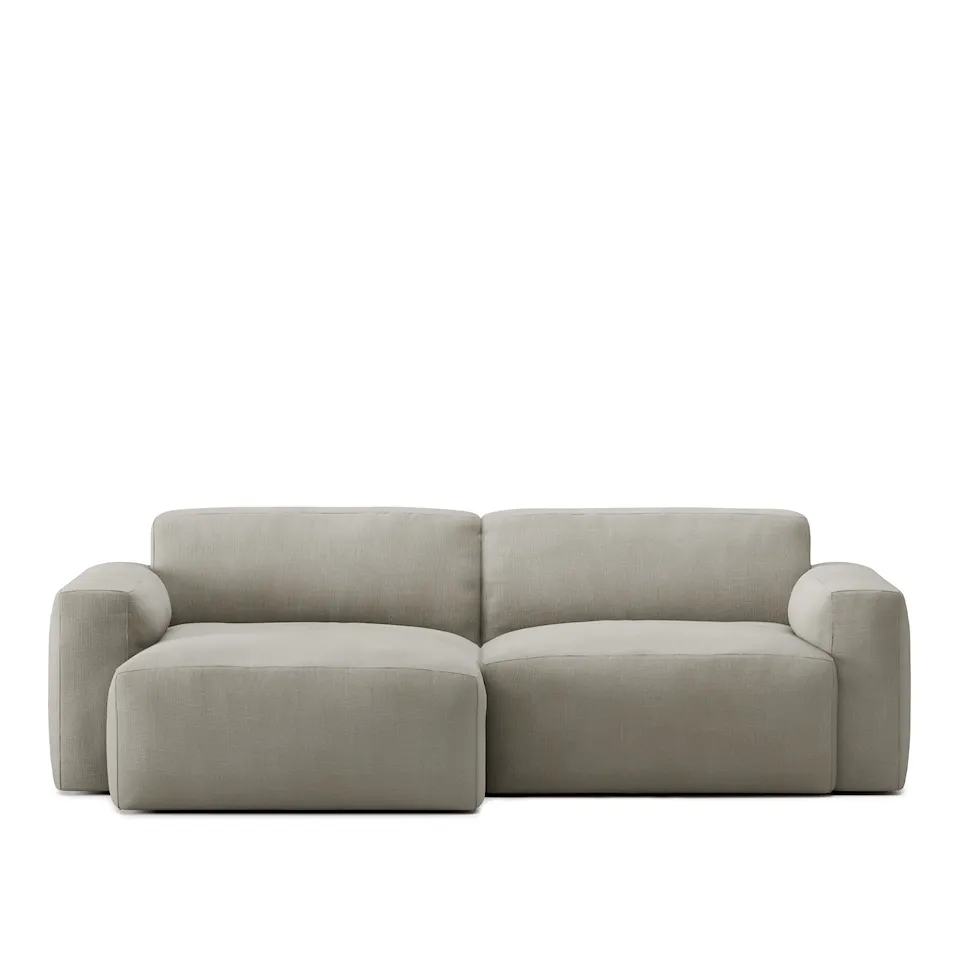 Brick 2-Seater Chaise Lounge Left