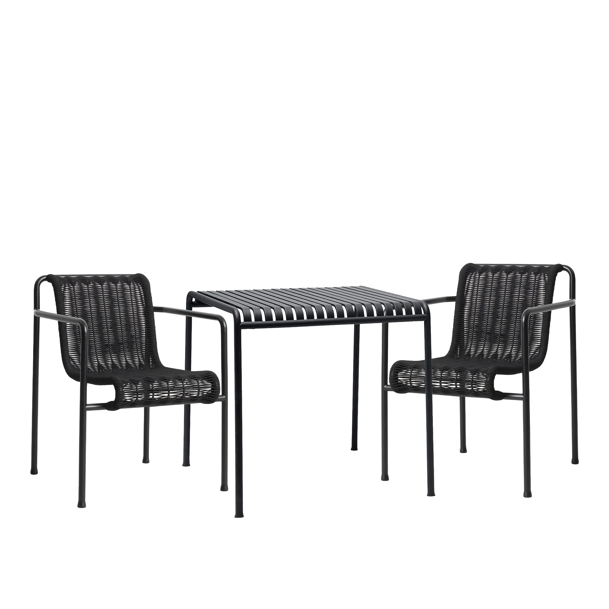Palissade cord matgrupp med bord & 2 karmstolar