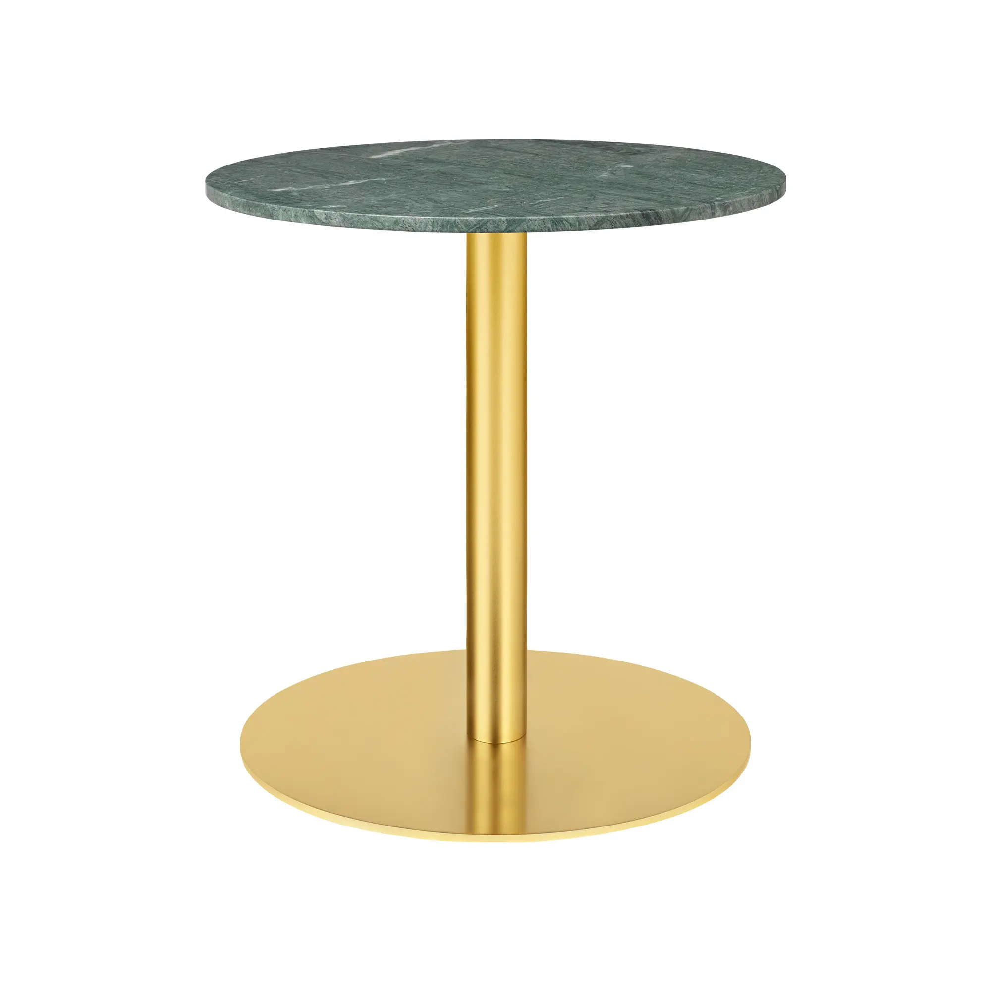 GUBI 1.0 loungebord Ø60 cm mässing