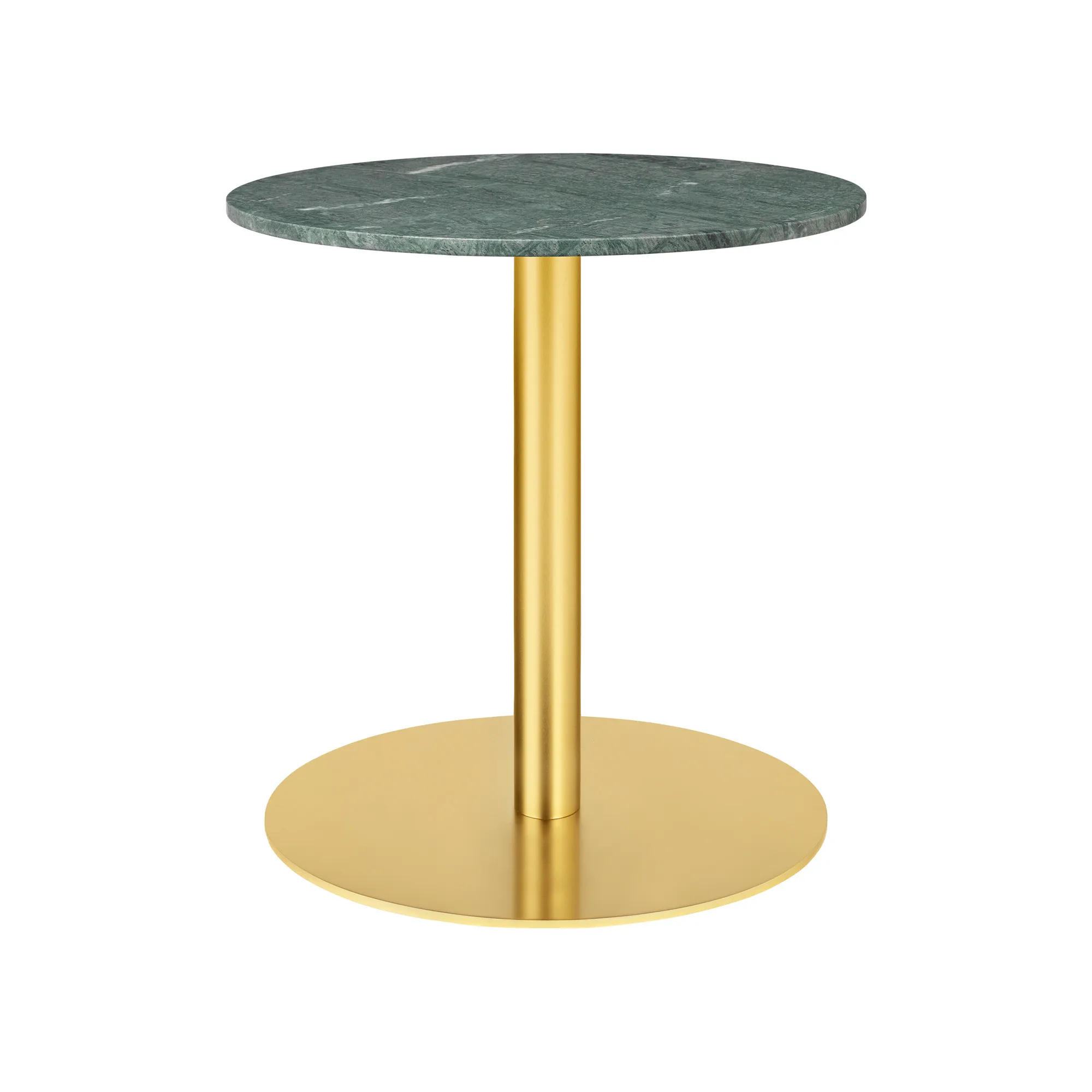GUBI 1.0 loungebord Ø60 cm mässing