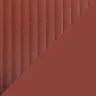 Reeded Glass/Oxide Red