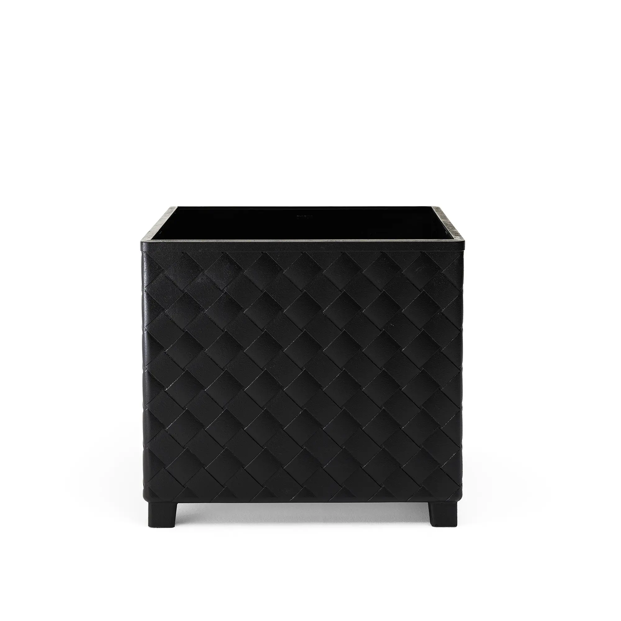 Näver Svartlackerad Aluminium Växtkärl