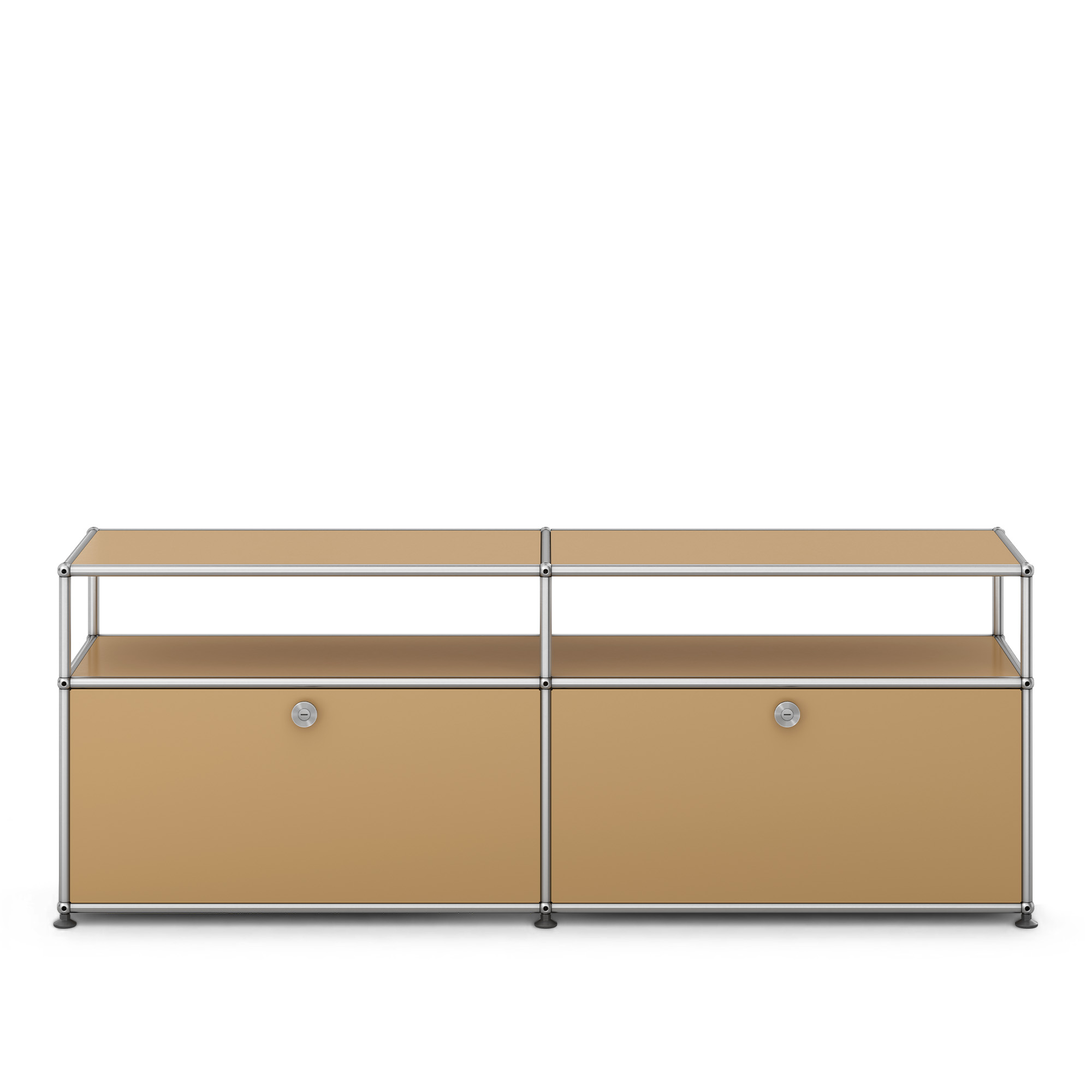 USM - USM Haller Sideboard O2 USM Beige - TV-bänkar - Fritz Haller & Paul Schärer - Beige - Metall | Möbler - Förvaring Och Hyllor - Tv-bänkar | Möbelexperten