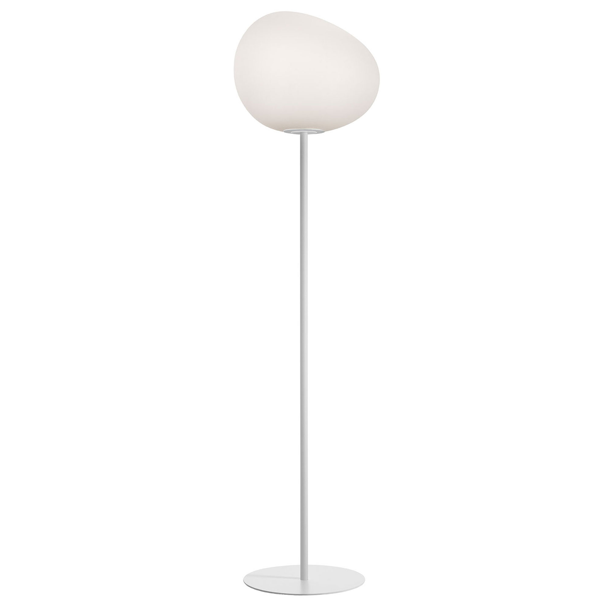 Foscarini - Gregg Grande golvlampa white - Sk&auml;rmlampor - Ludovica & Roberto Palomba - Vit