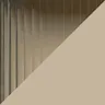 Reeded Glass/Cashmere