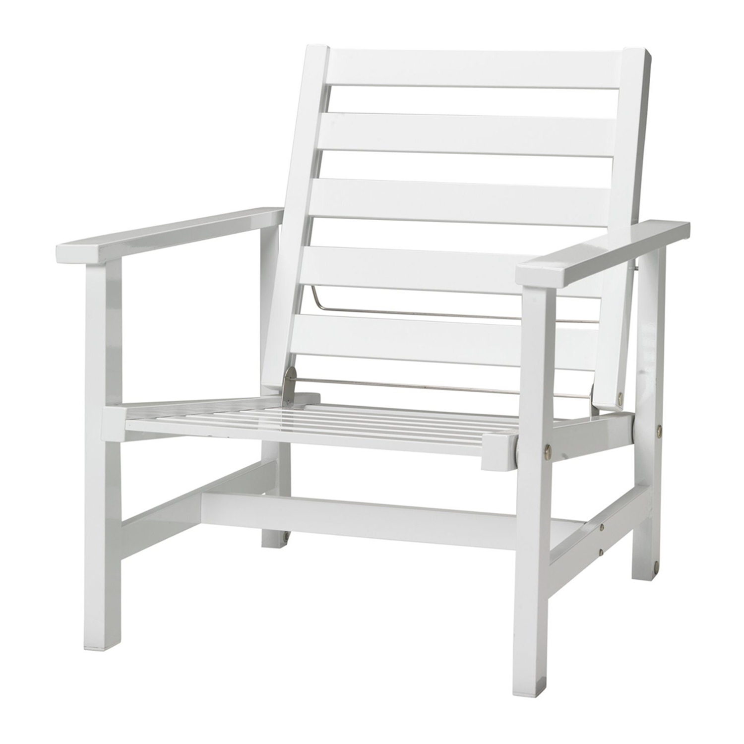 Fri Form - Fåtölj Aluminium Vit - Matstolar utomhus - Elsa Stackelberg