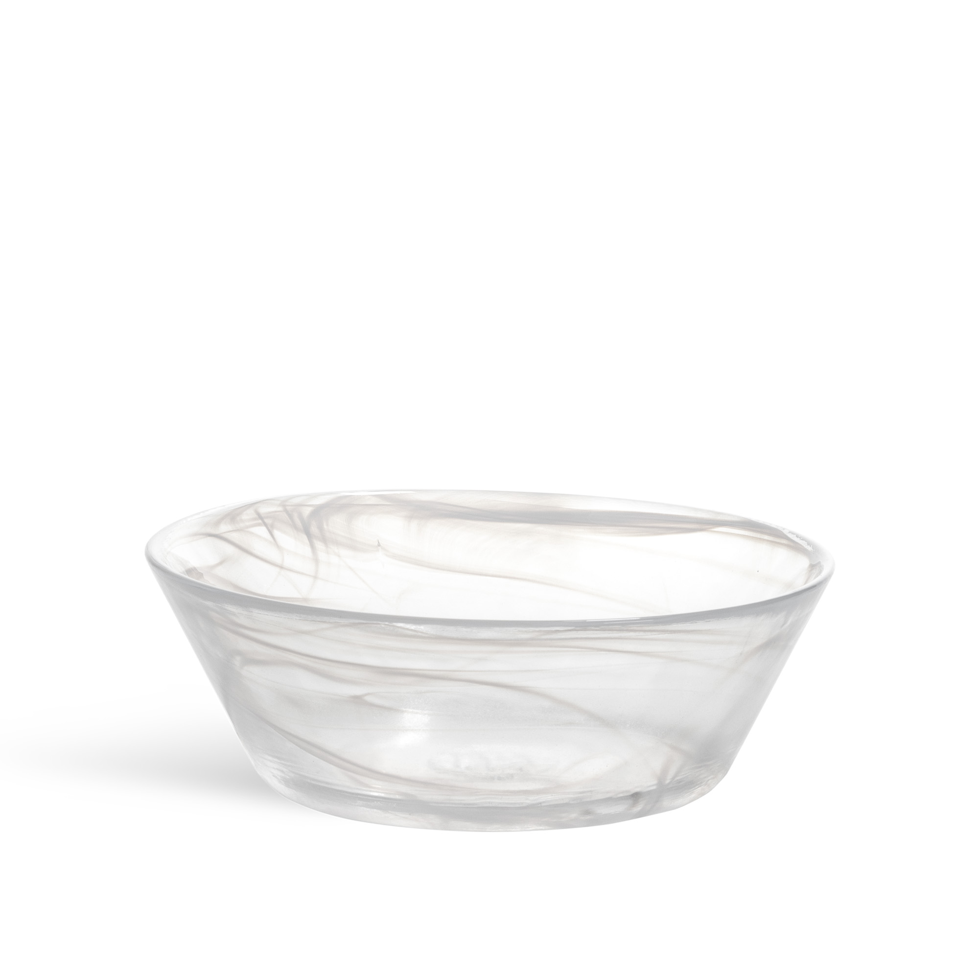 Kosta Boda - Mine Bowl White - Ø 25 cm - Salladsskålar - Ulrica Hydman Vallien - Glas
