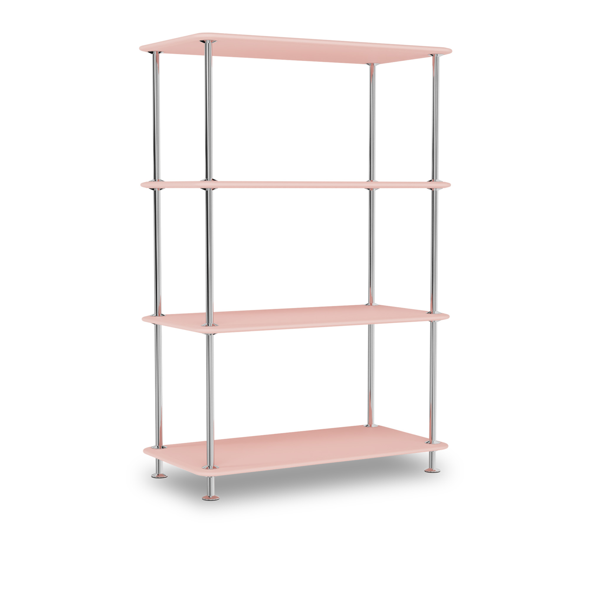 montana - montana free 300000 167-ruby 44c-chrome - hyllor & hyllsystem - jakob wagner - röd - metall/trä