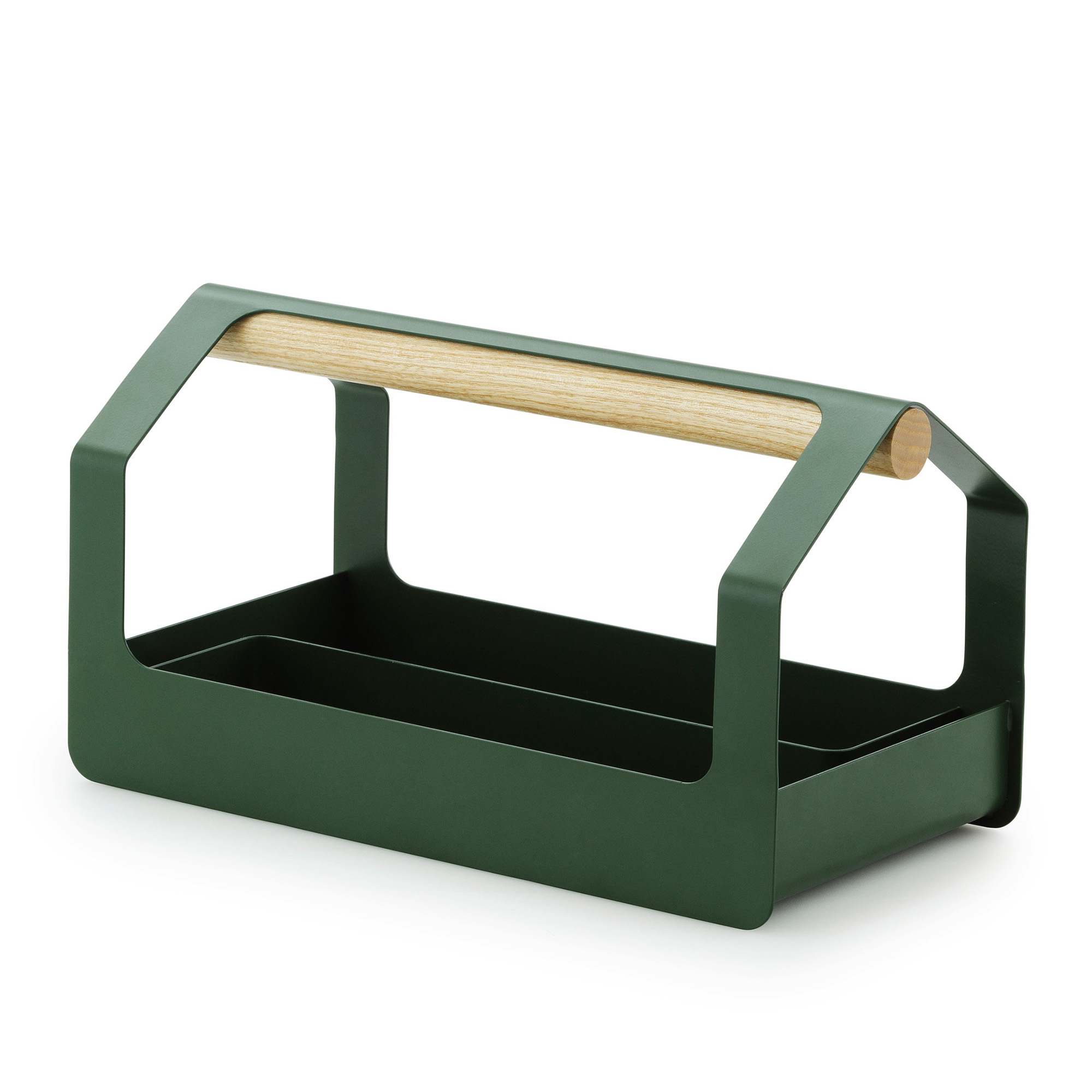 Normann Copenhagen - Haus Toolbox Dark Green - Kurver og bokser - Hannes & Fritz - Grønn