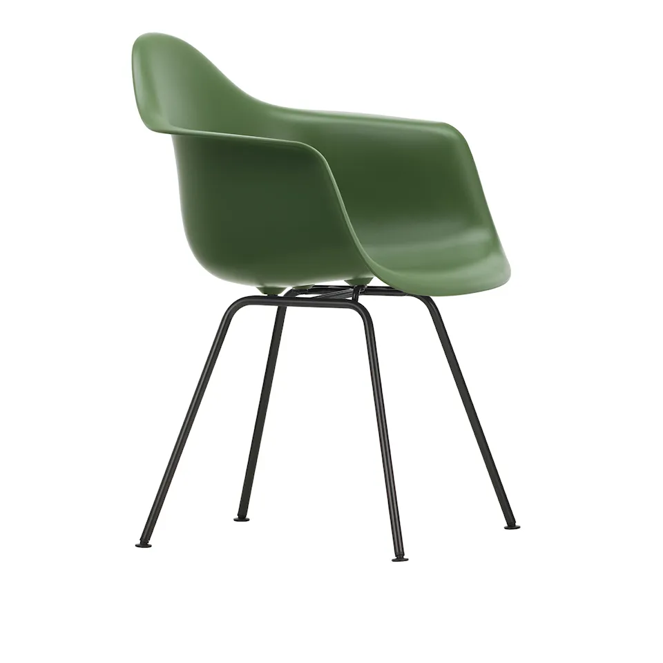 Eames RE Plastic Armchair DAX matstol Basic Dark