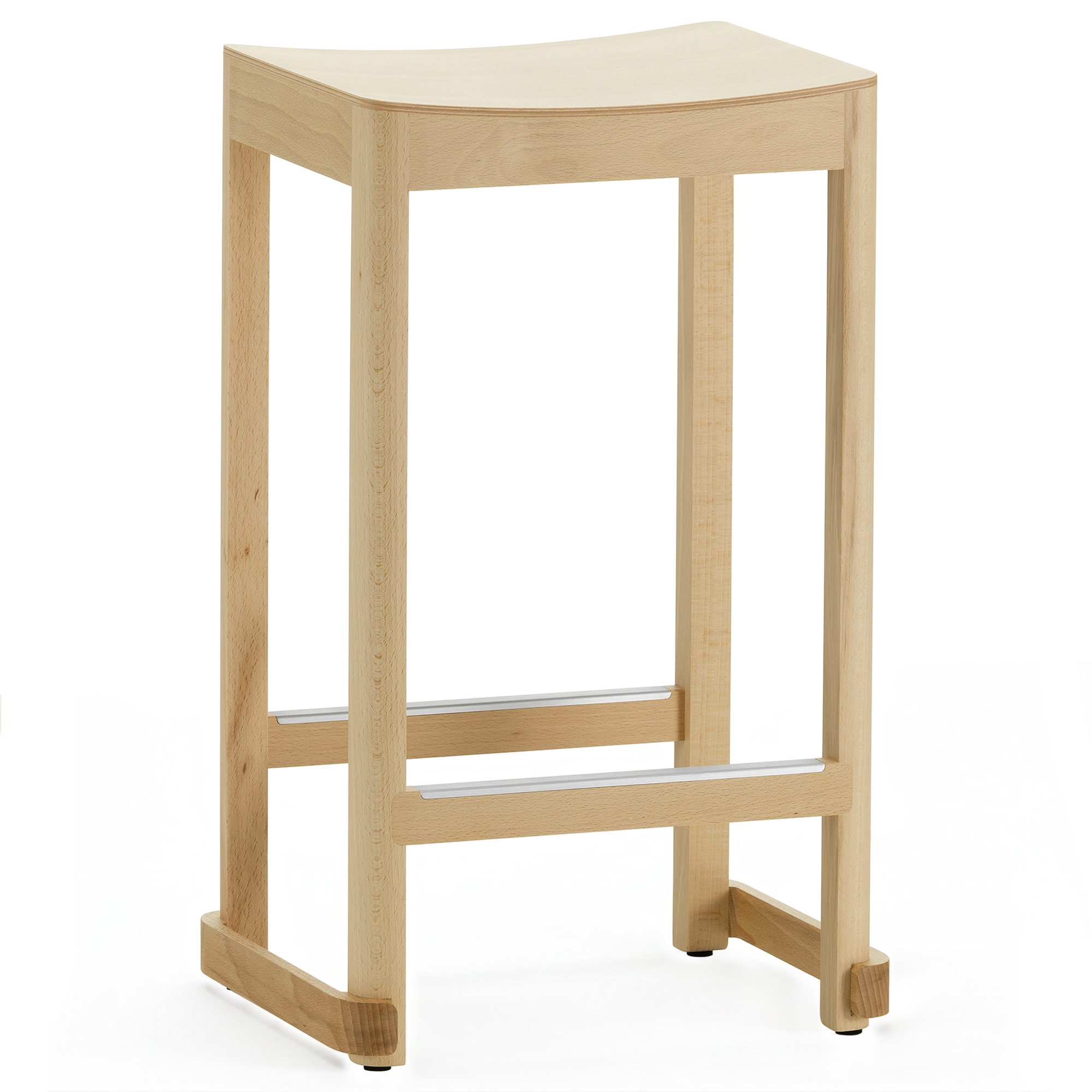 Artek - Atelier Stool 65 cm Oak Natural Lacquered - Barstolar - TAF Studio - Tr&auml;f&auml;rgad - Tr&auml;