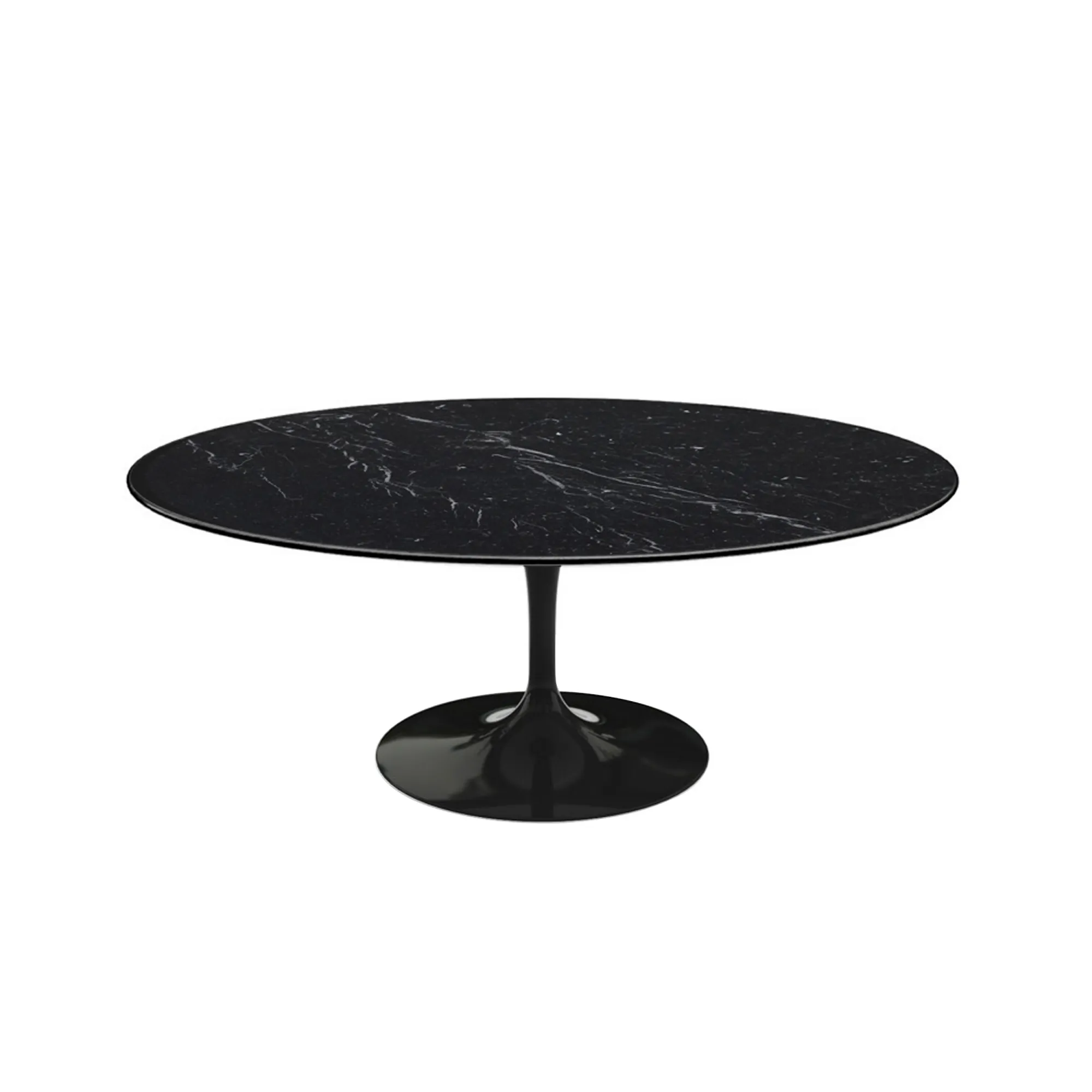 Saarinen Oval soffbord Black