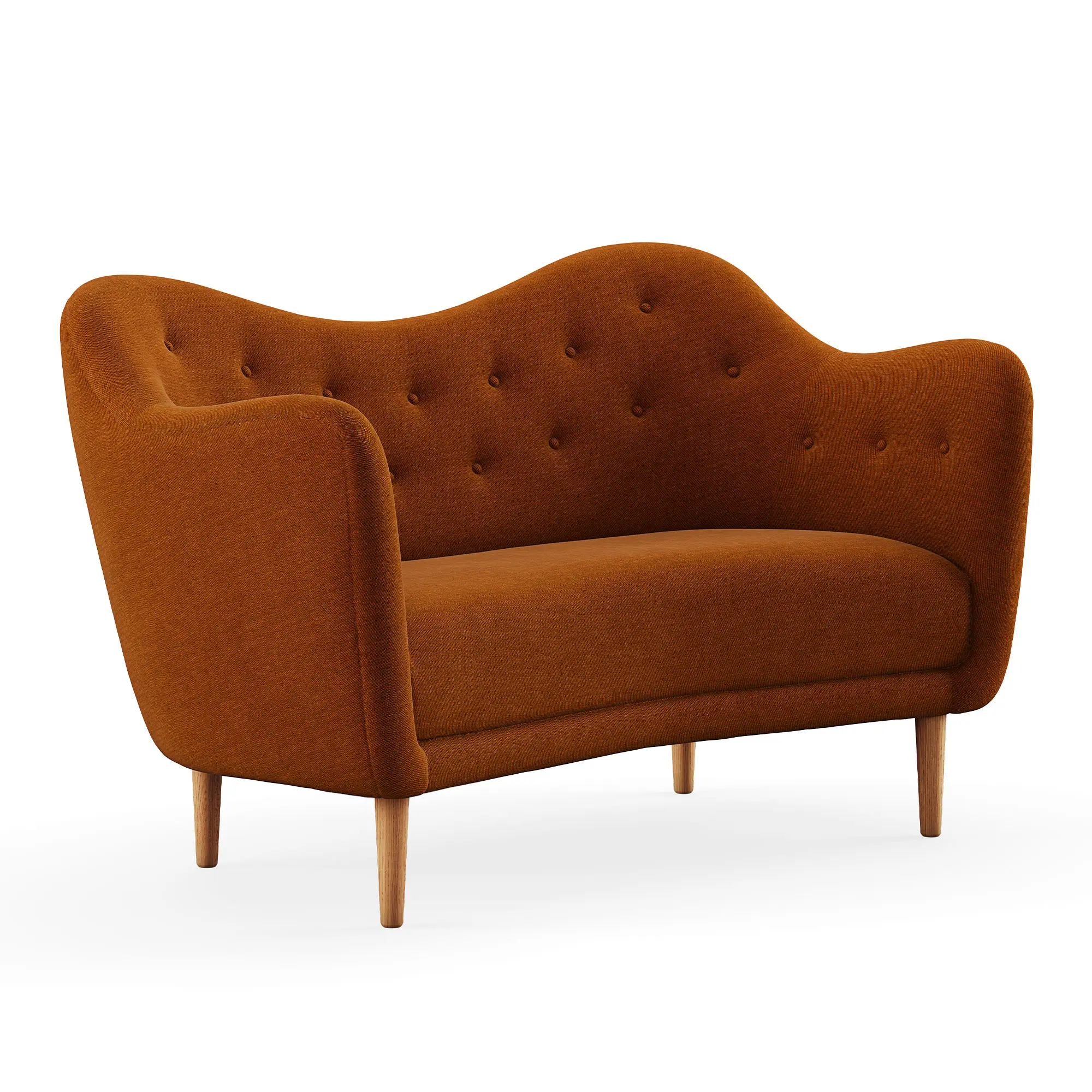 46 soffa Dark oiled oak